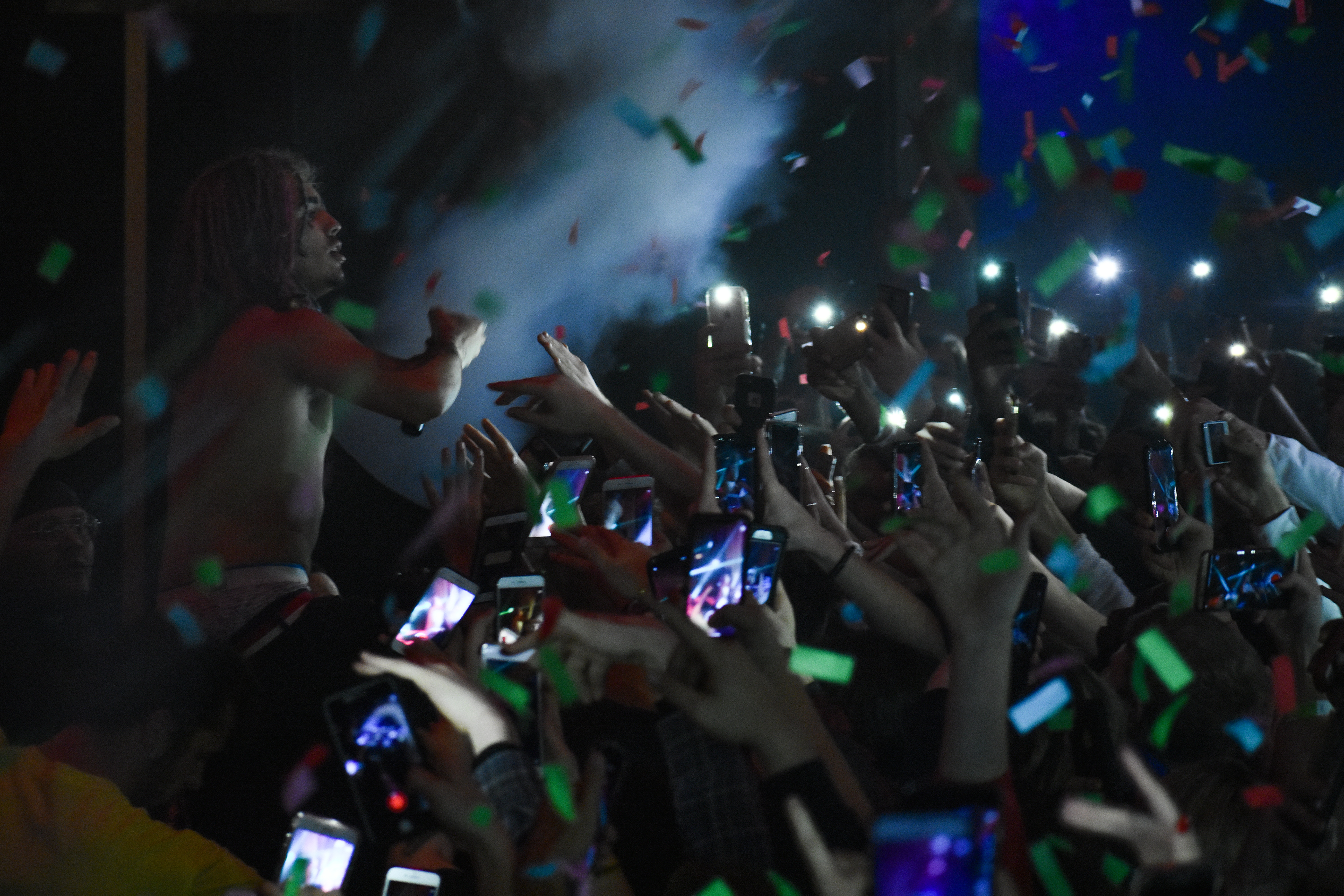 Rap Performer Lil Pump plays a concert at Cleveland's Agora Theater