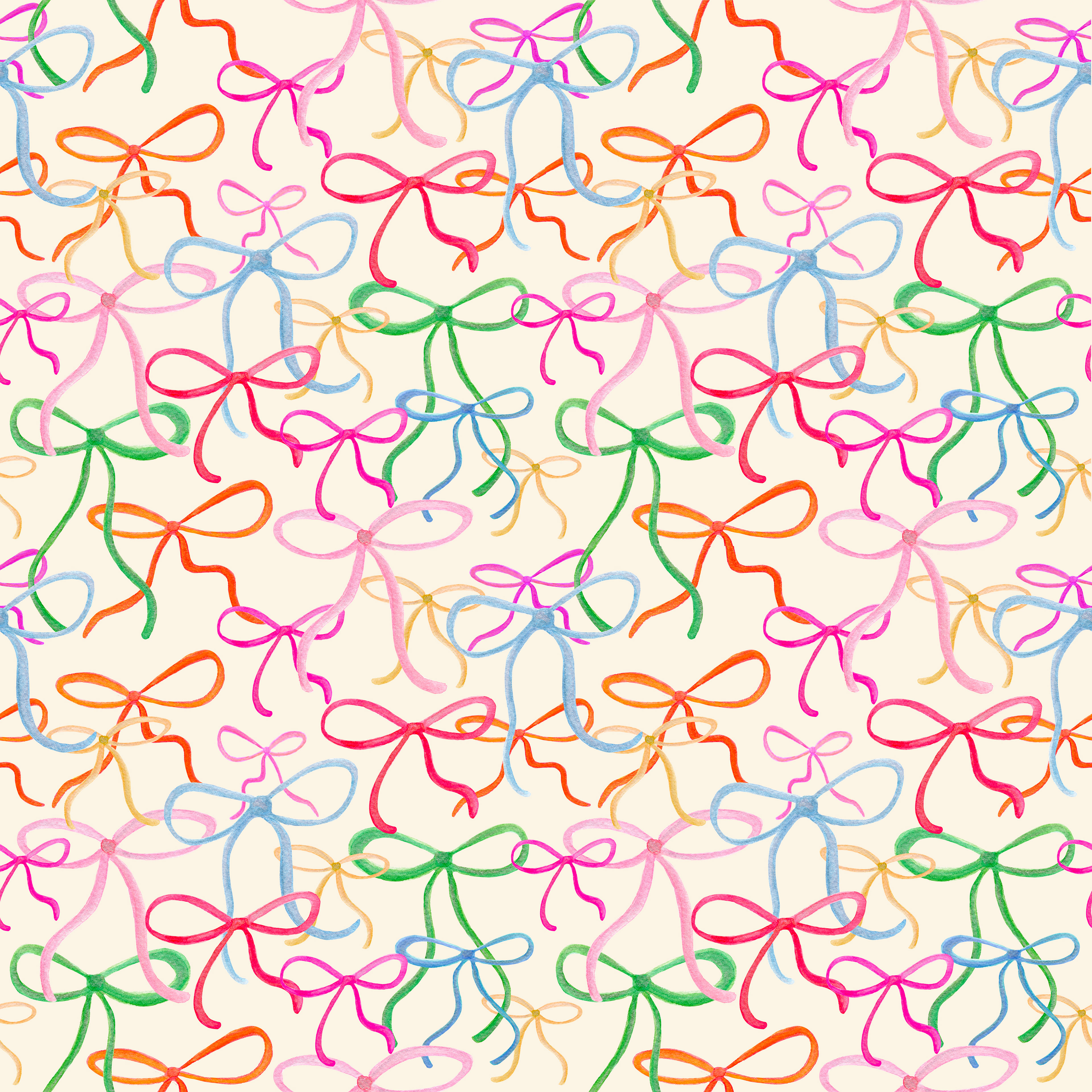 Colorful Bows Pattern