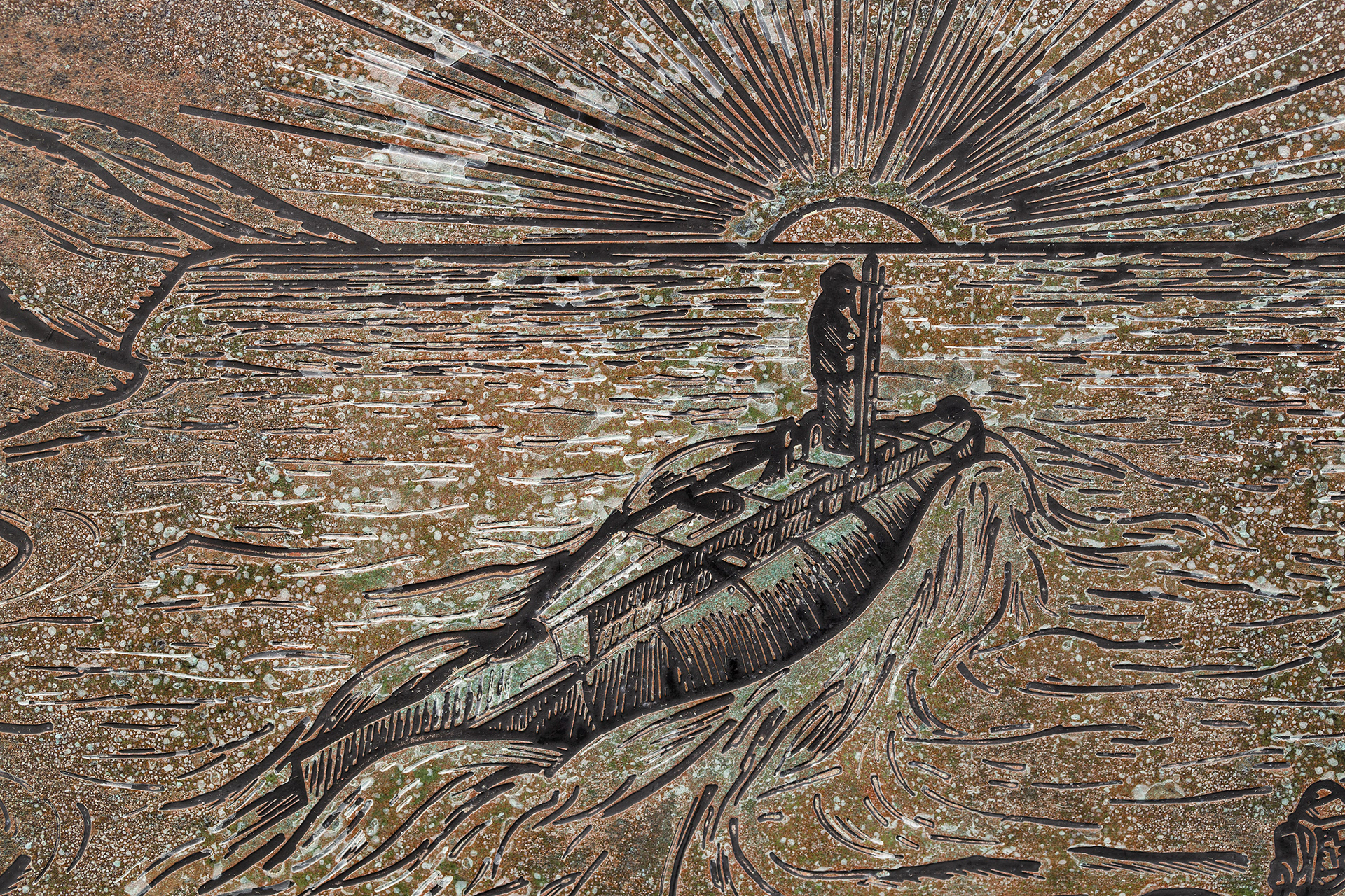 12th Flotilla Submarine Memorial (detail)