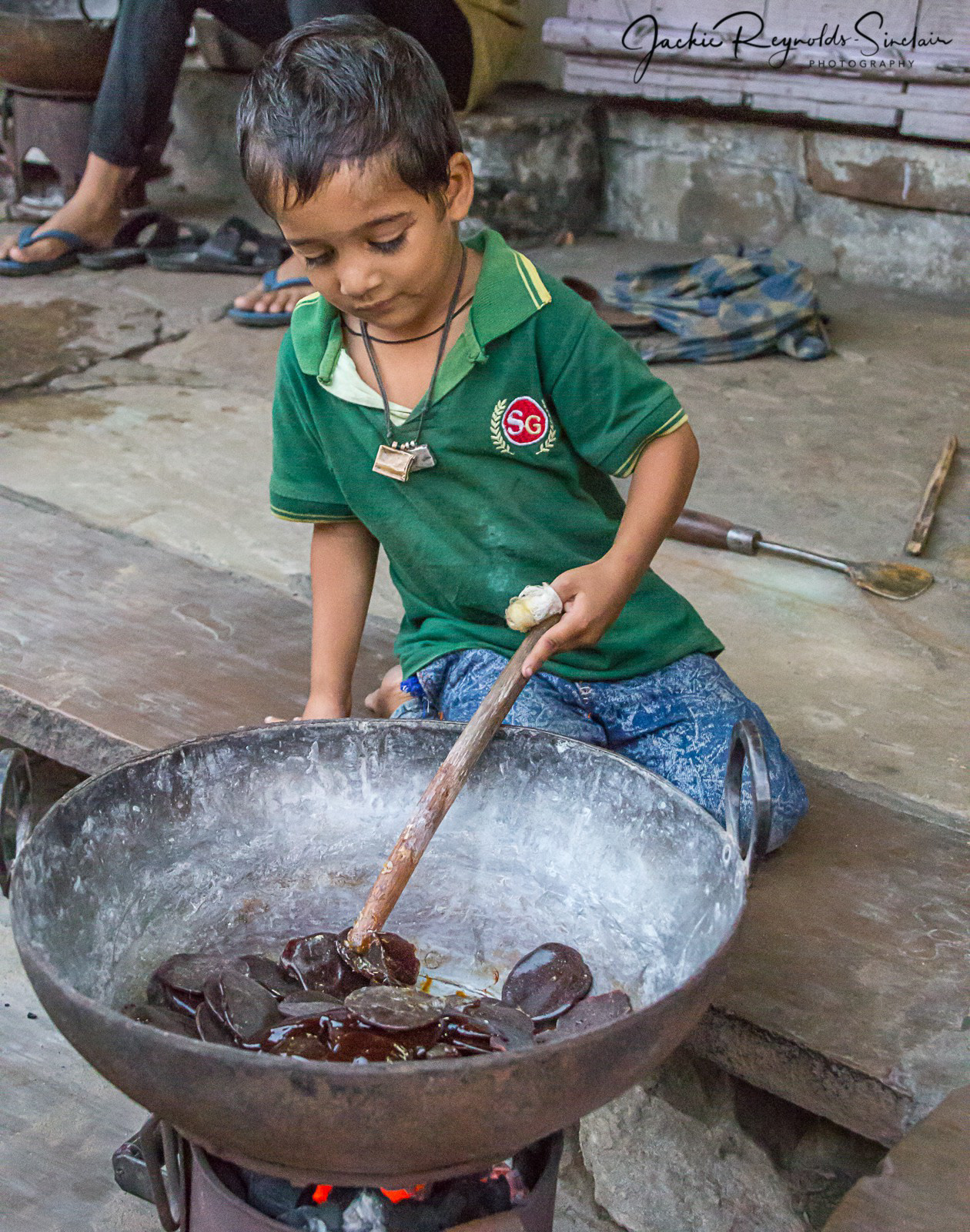 Bangle making, Samode