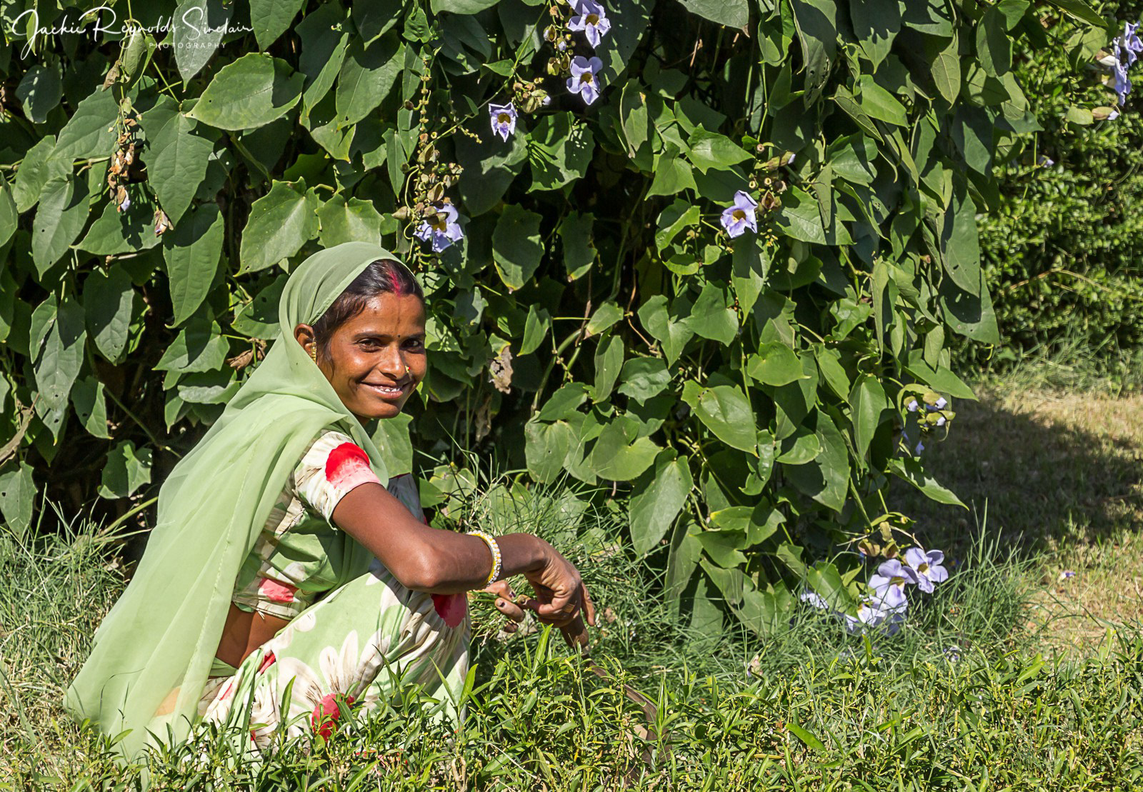 A gardener at Saheliyon-ki-Bari Gardens (Gardens of the Maids of Honour), Udaipur