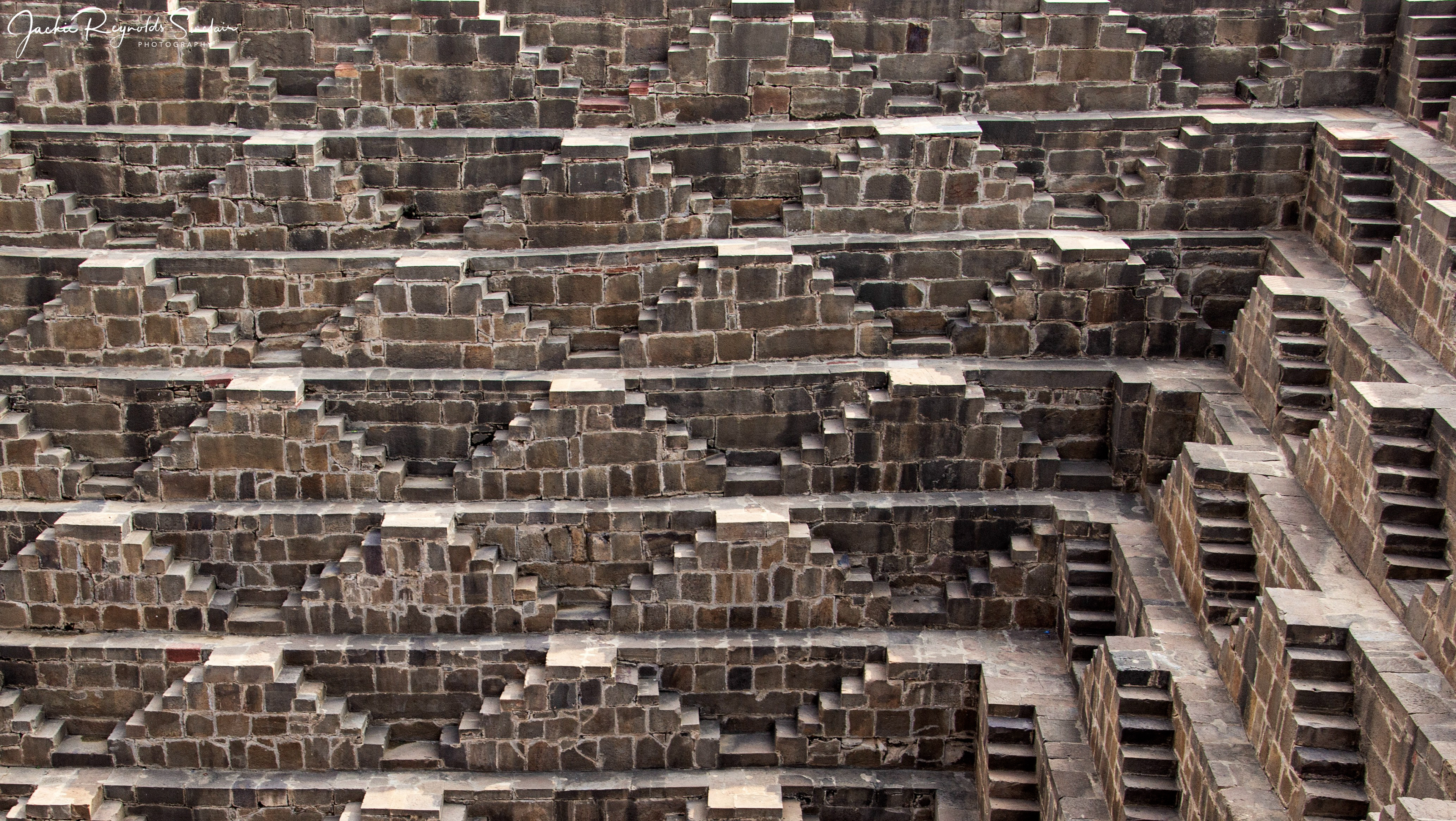 Chand Baori Stepwell in the village of Abhaneri 