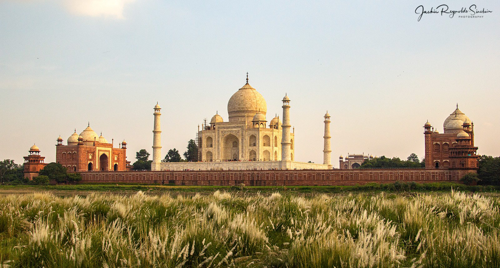 The Taj Mahal viewed from Kachpur