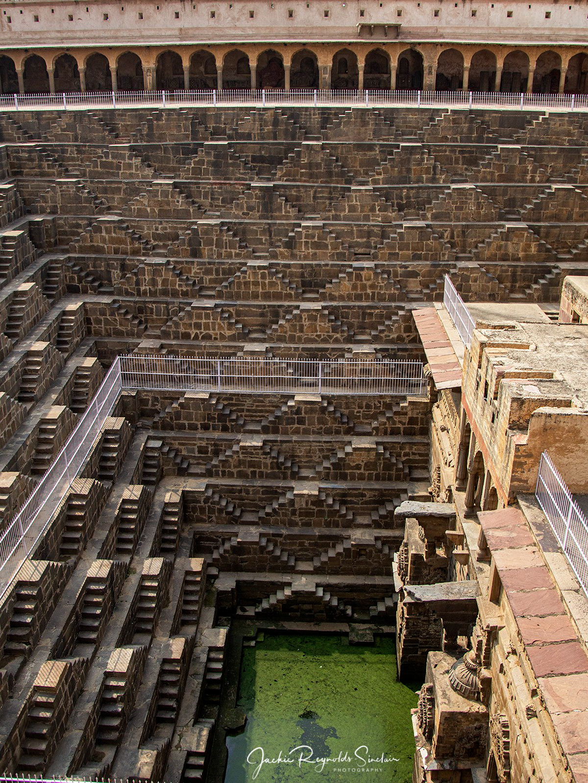 Chand Baori Stepwell in the village of Abhaneri 