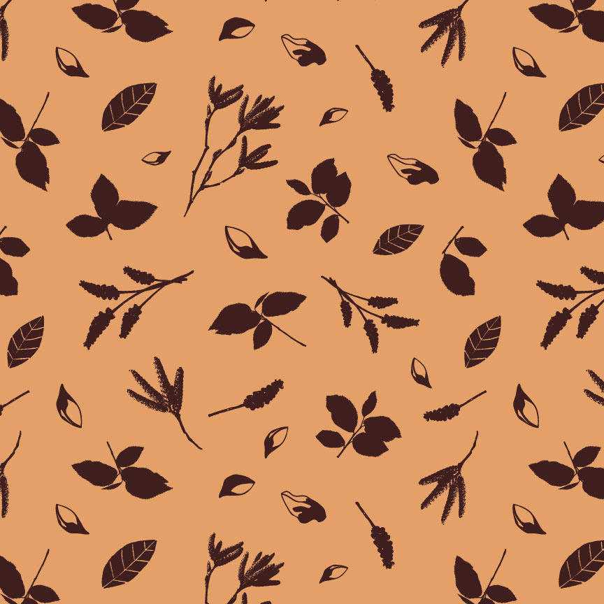 Autumn Leaves Repeat Pattern