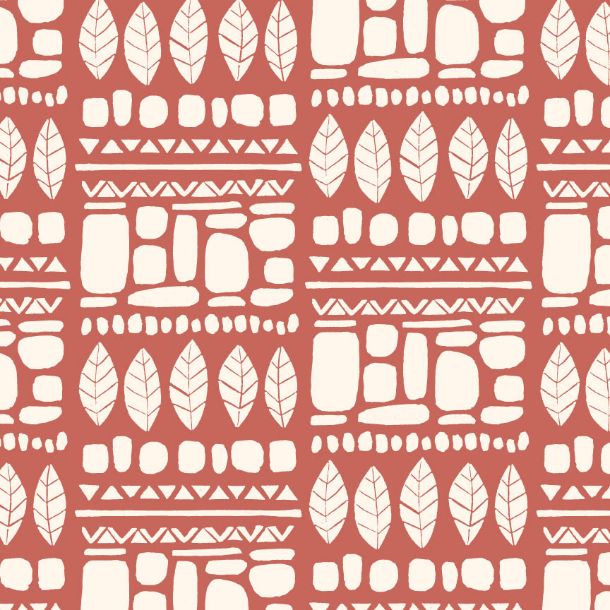 Autumn Block Print