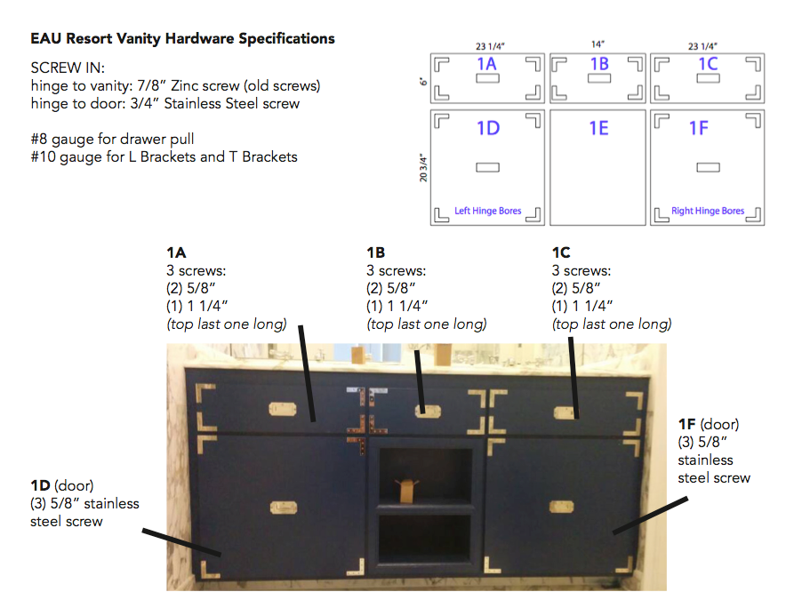 INSTRUCTIONS SPECIFICATIONS GUIDE
