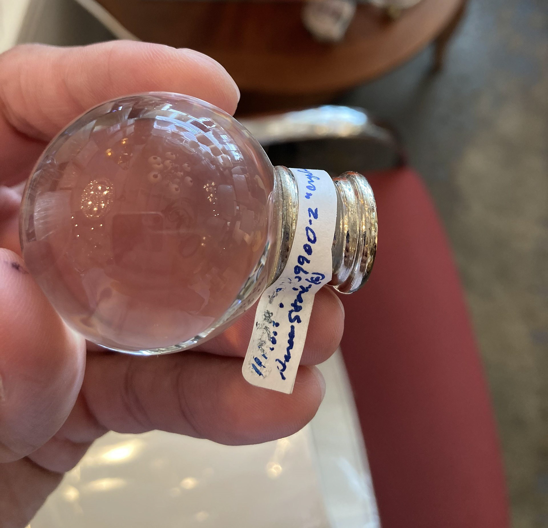 new glass finials