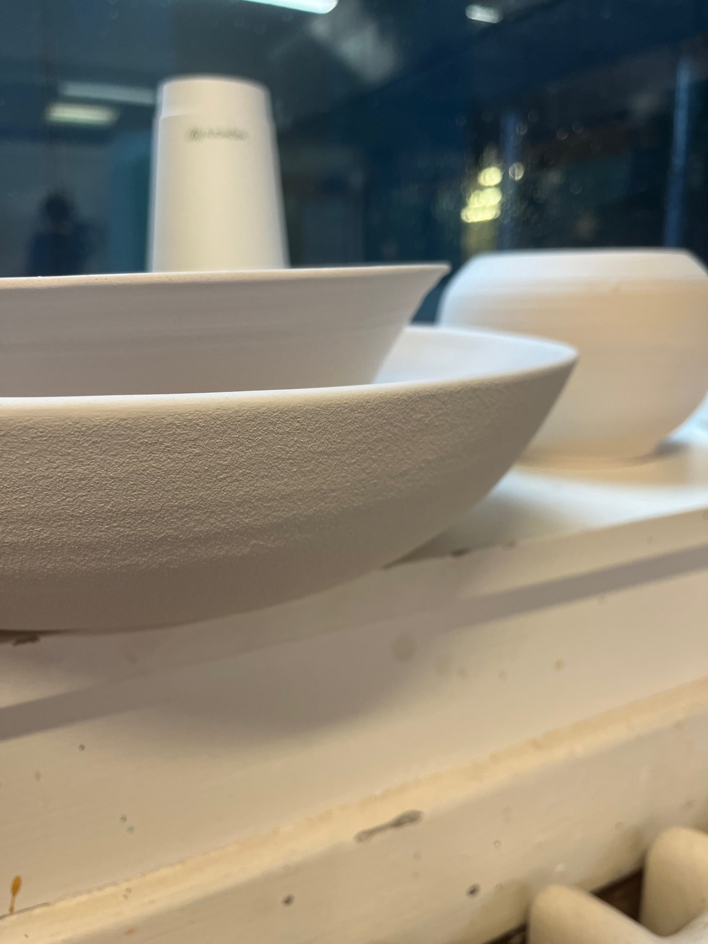 Other vessel (large bowl) - Sprayed zirconium on outside