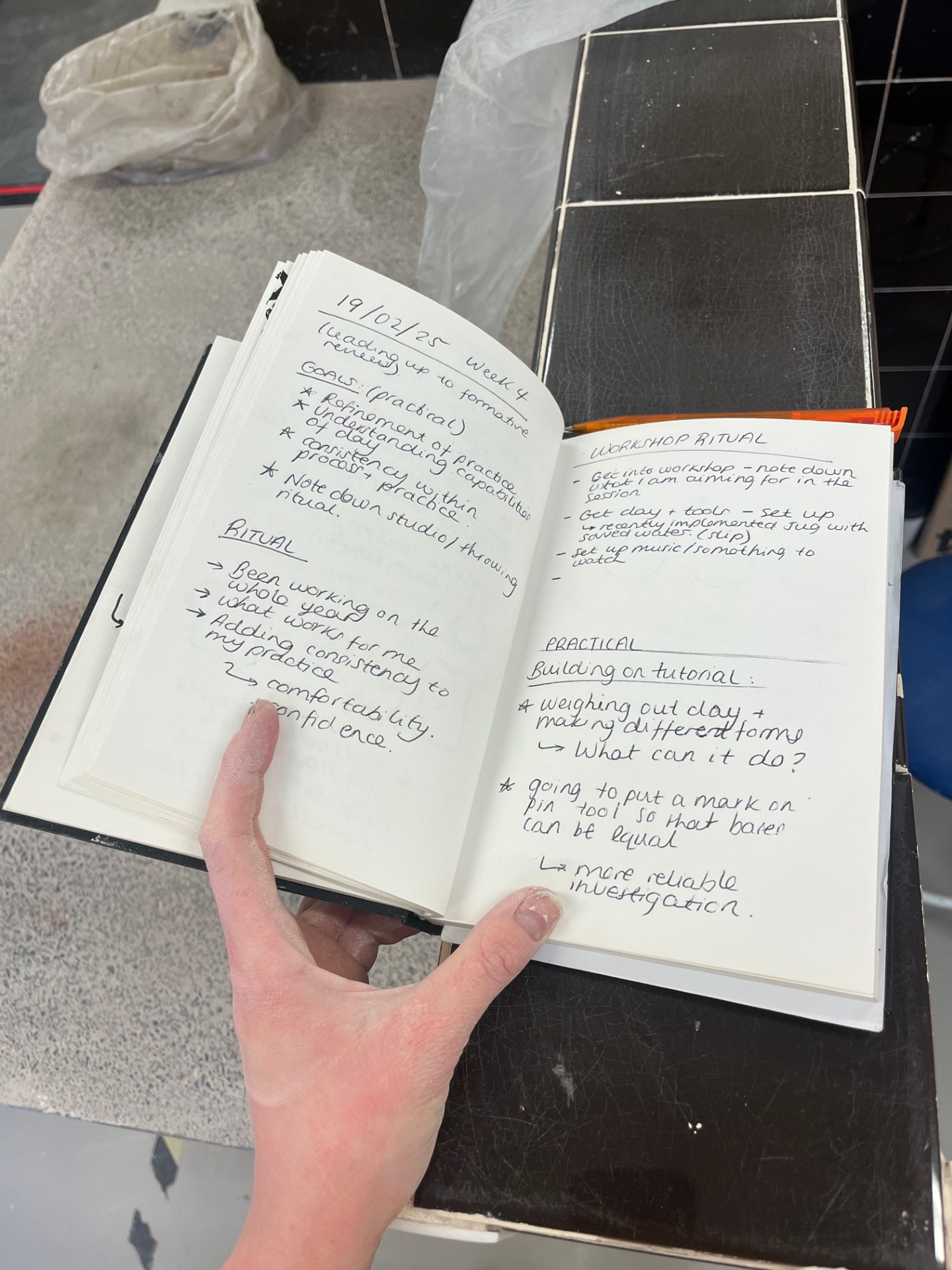 1. Outlining goals & aims