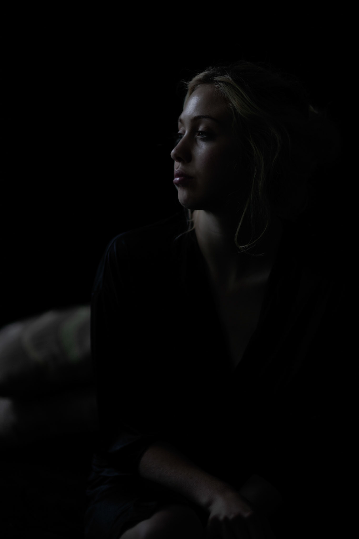 Eyes like oceans so far away...