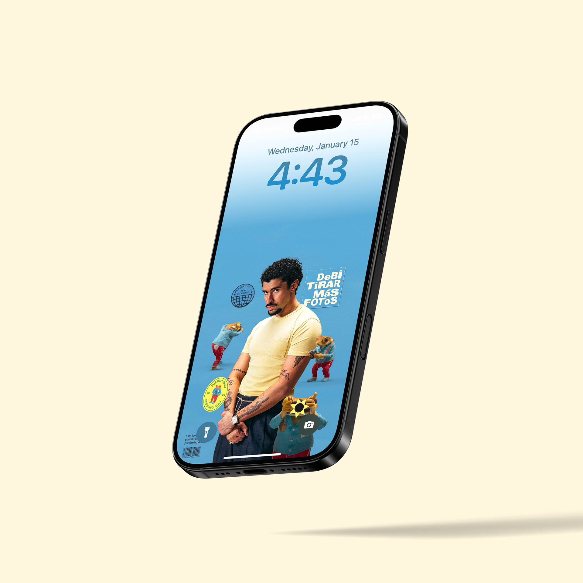 Wallpaper concept for Bad Bunny's latest album