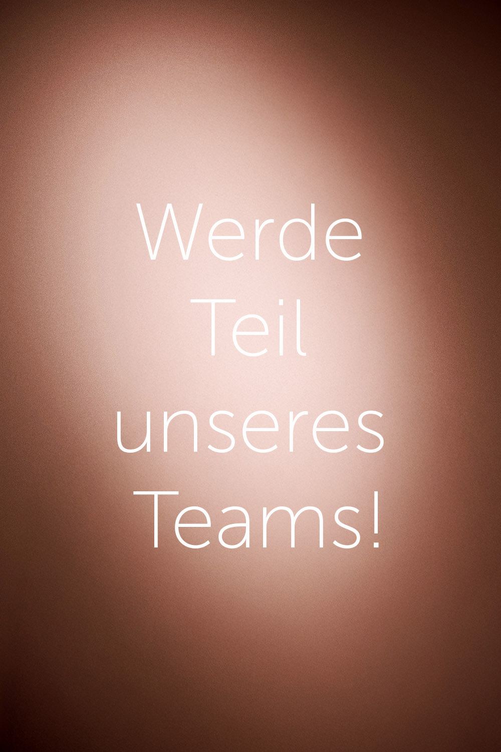 Komm ins Team!