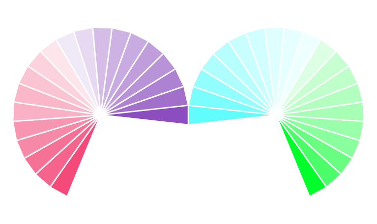 Idea for gradient glaze on an Icosagonal Dipyramid