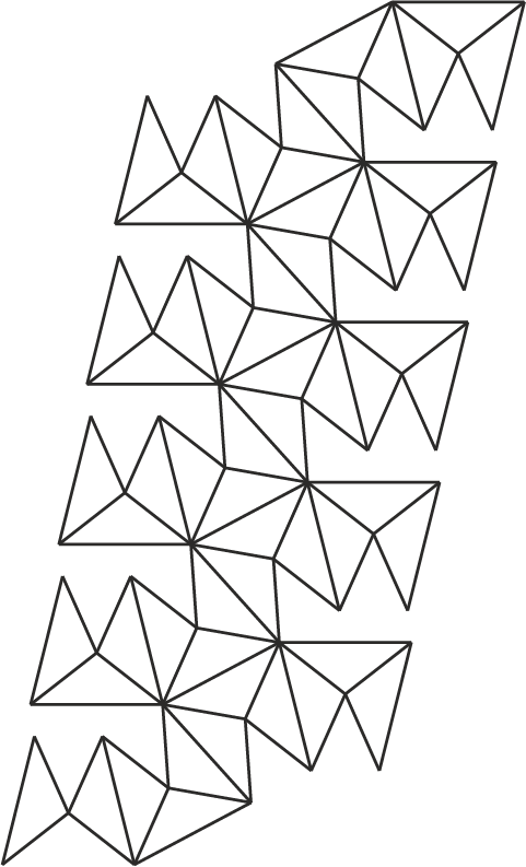 Pattern for a Triambic Icosahedron