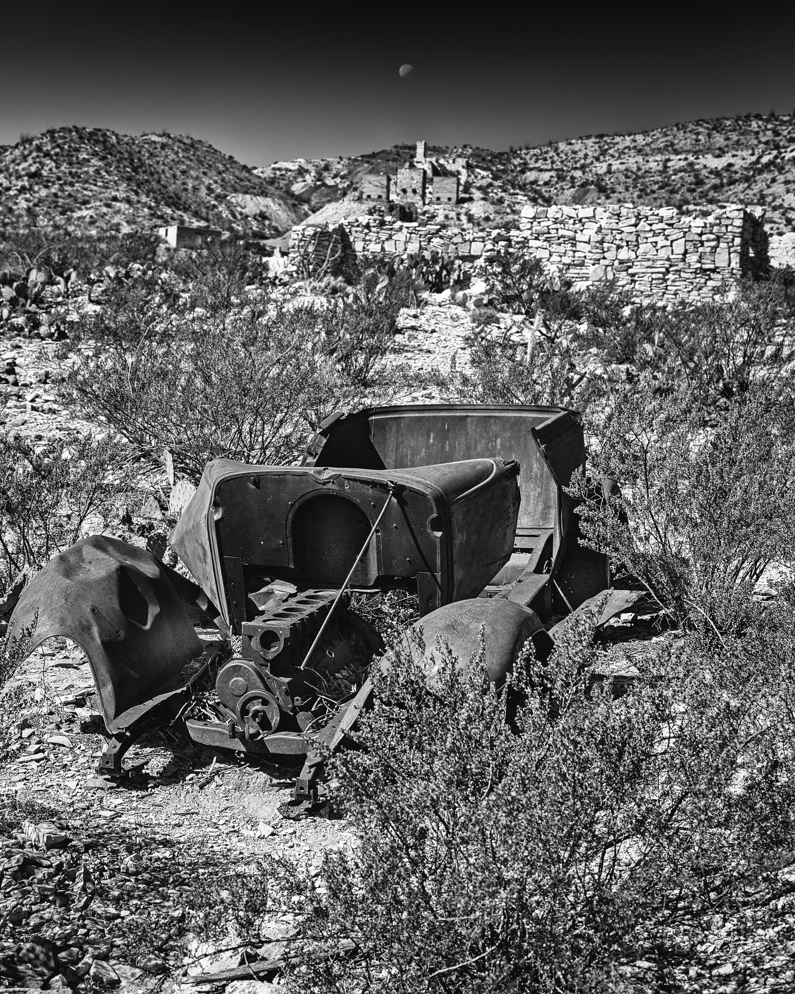 Old Car At Mariscal Mine