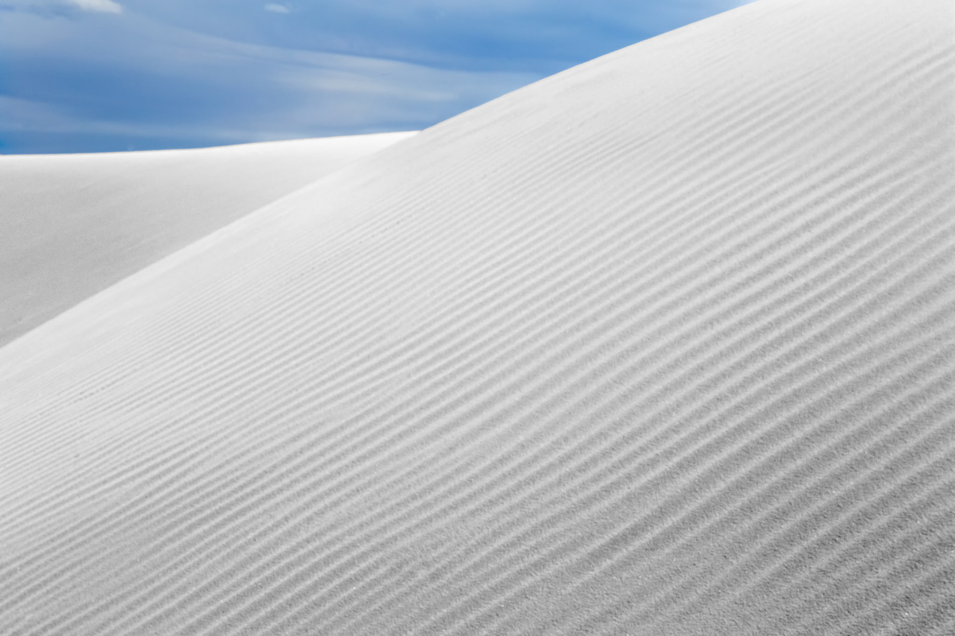 Flowlines In Sky And Sand, White Sands NP