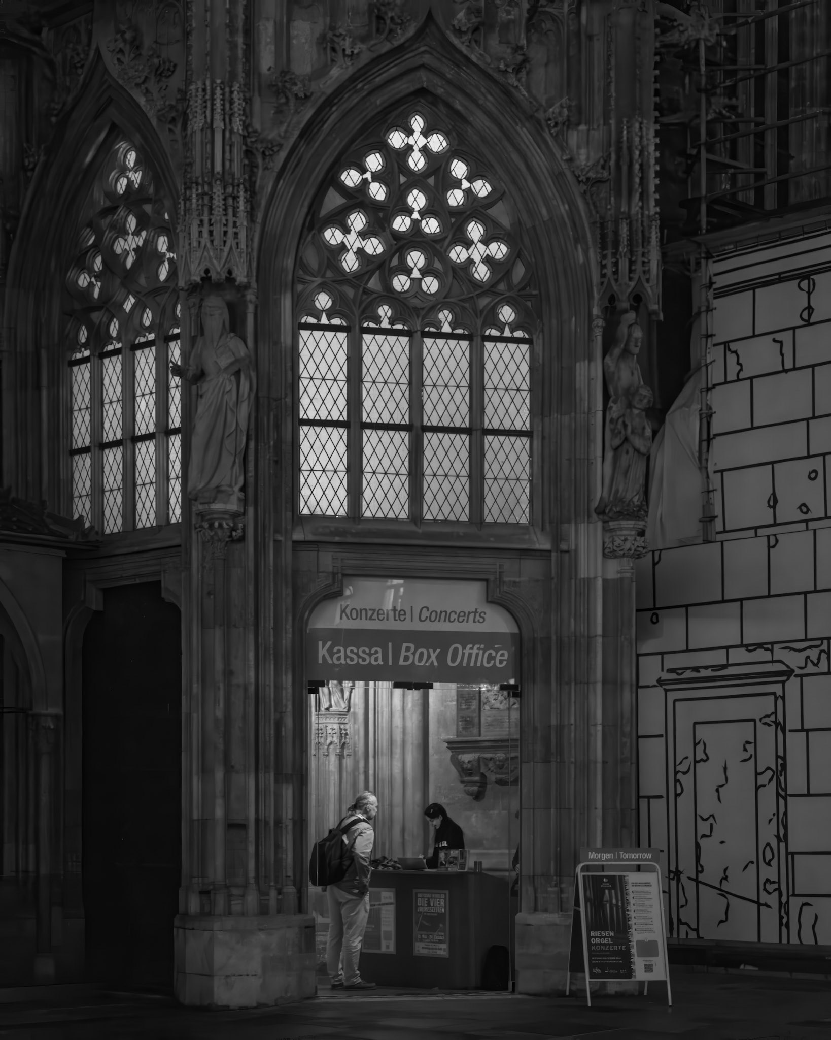 Buying A Ticket For The Organ Concert