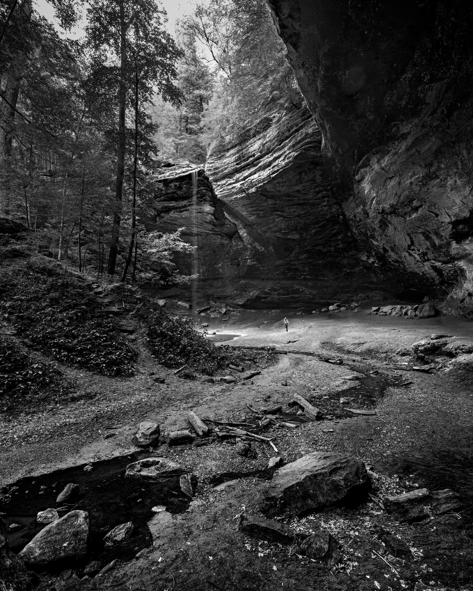 Ash Cave and Waterfall