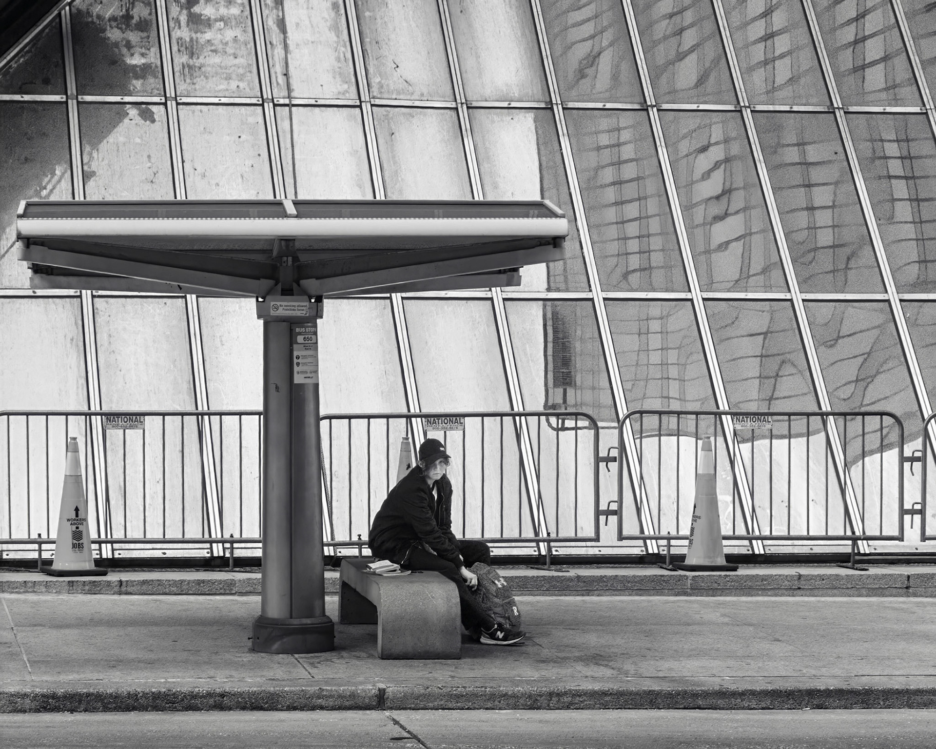 At The Bus Stop
