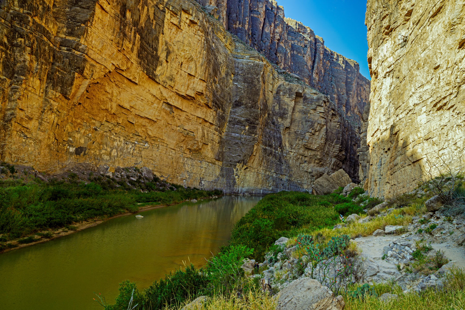 The Rio Grande River In Santa Elena Canyou