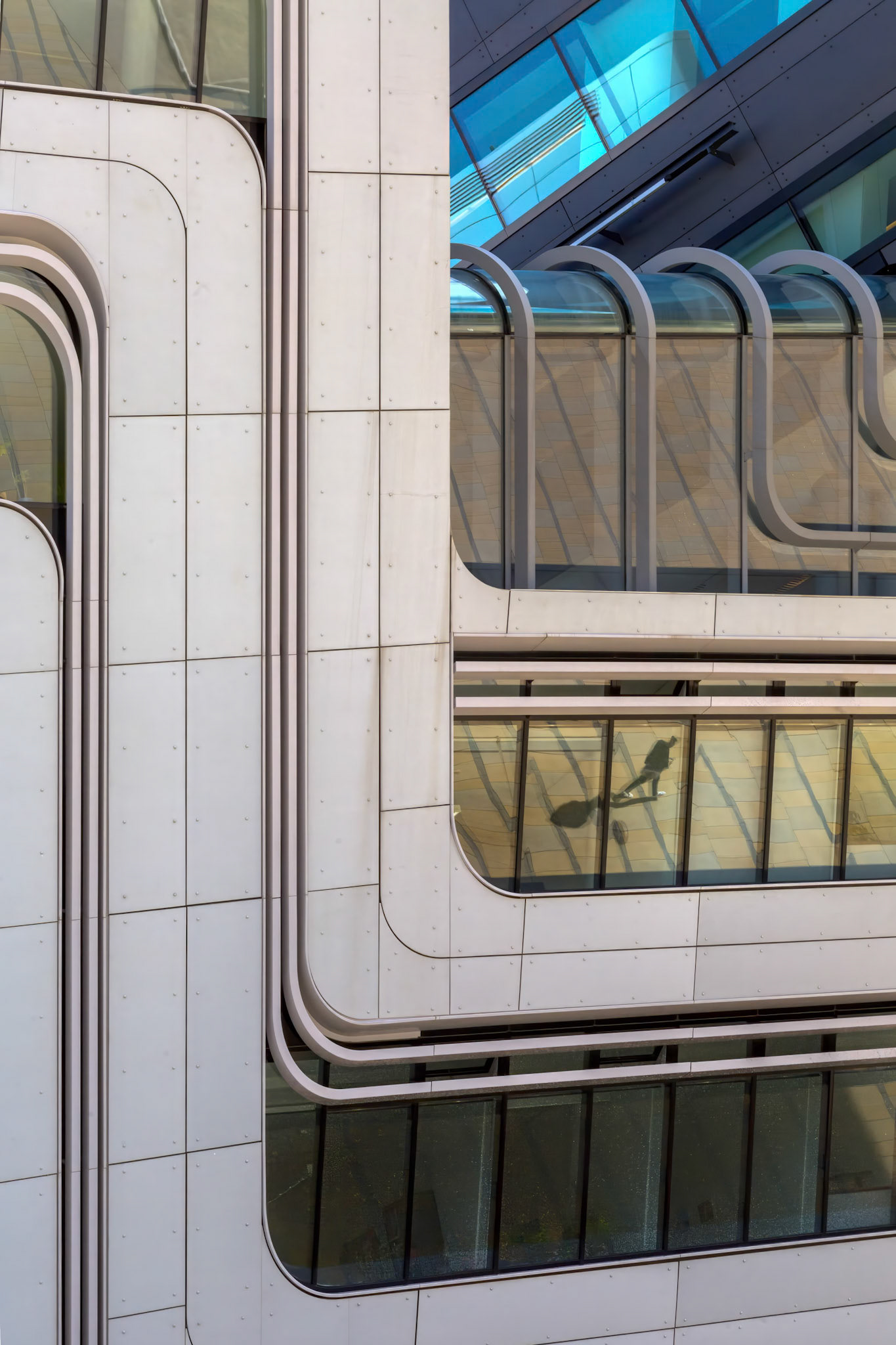 Man Walking Abstract