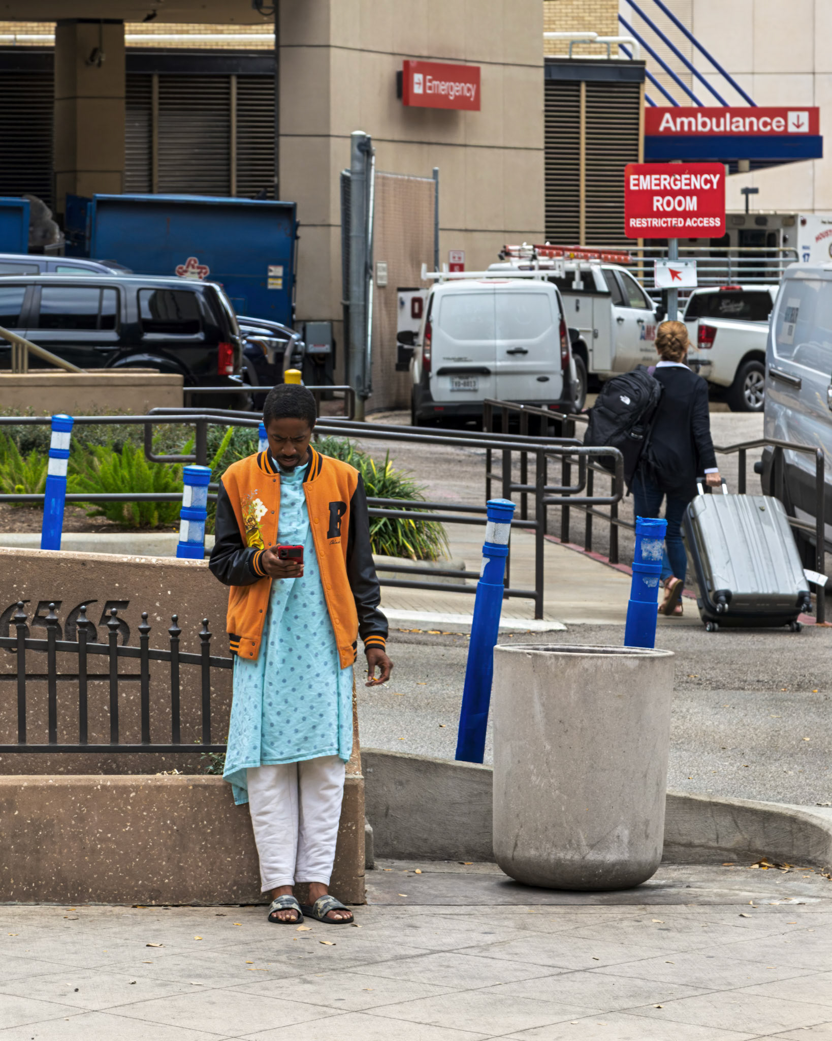 Med Center Smoke Break