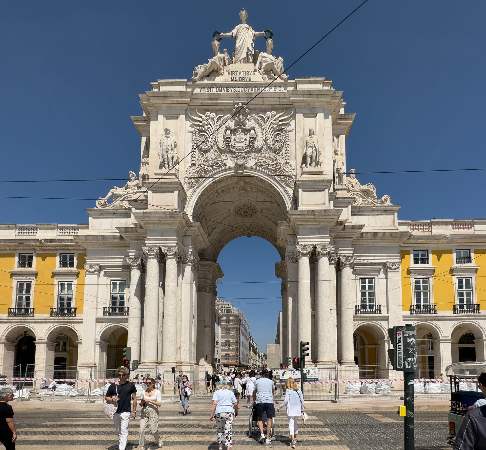 Rua Augusta Arch, c.1873