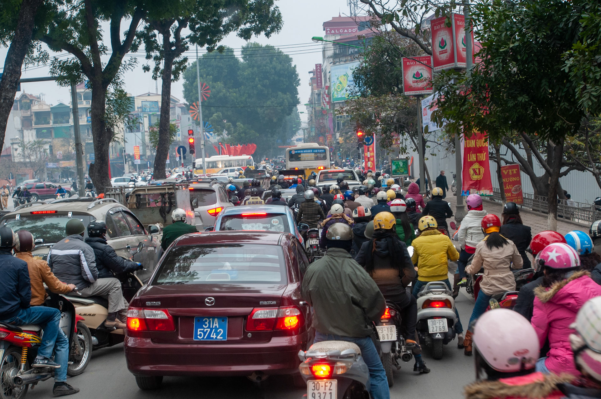 8 Million People 4 million motor scooters