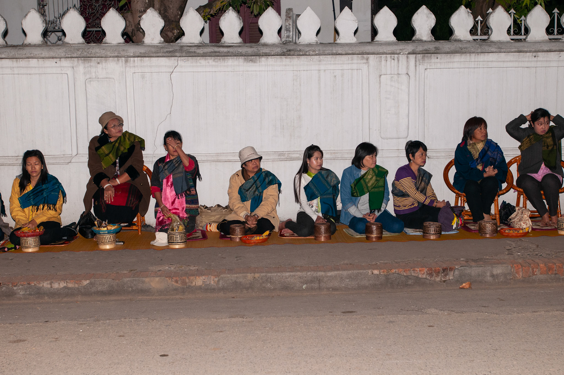 Preparing for Morning Alms rounds