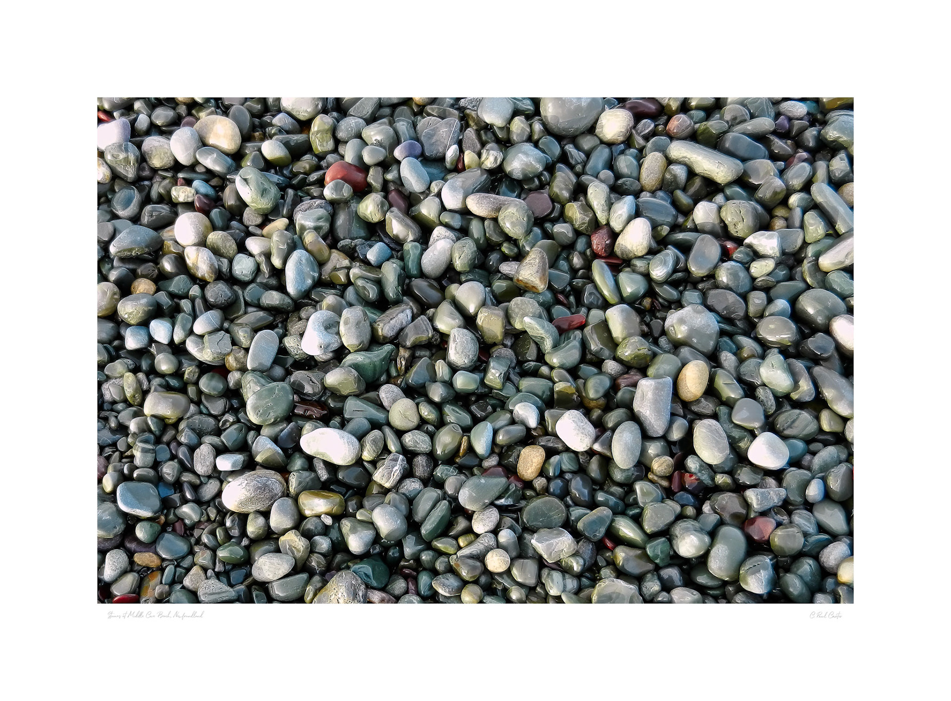 Stones at Middle Cove Beach, NL