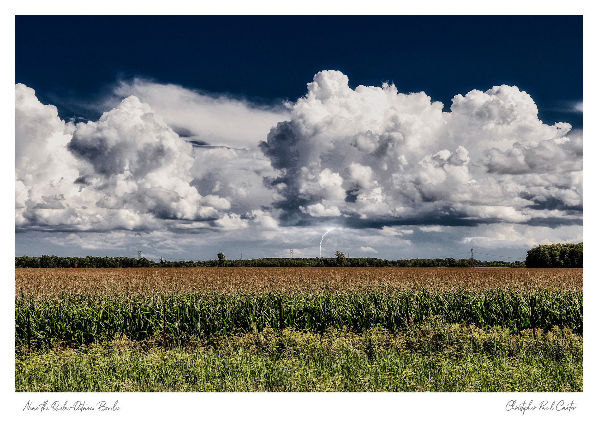 Near the Quebec - Ontario border