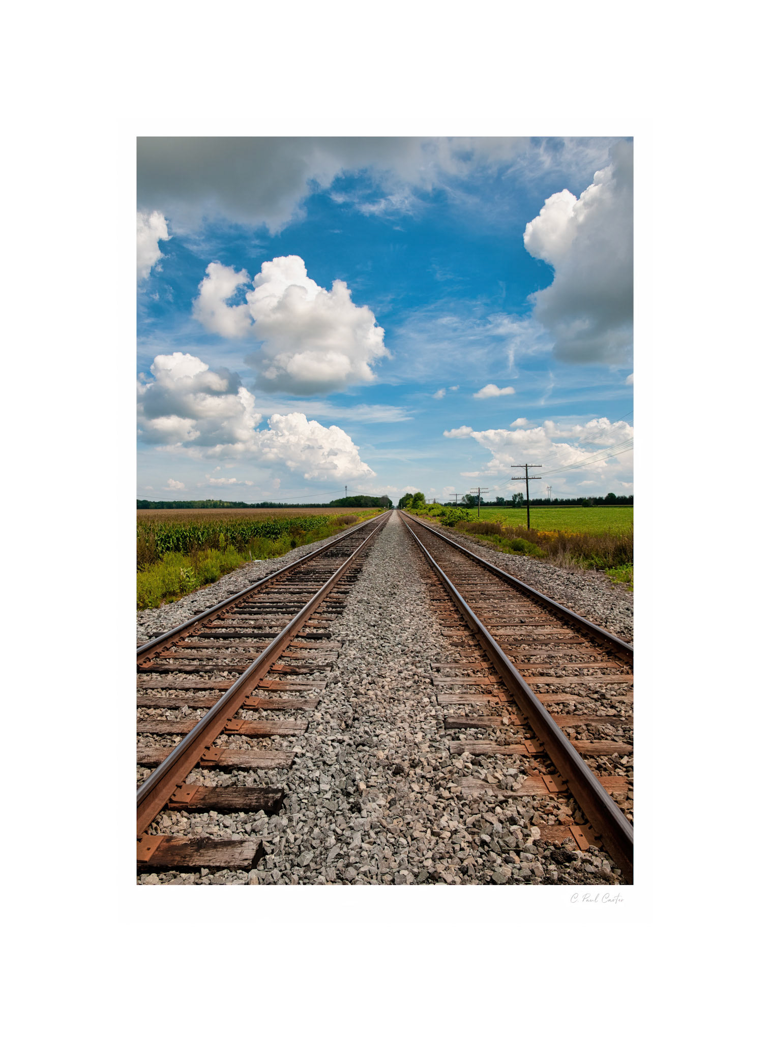 "CN  Rails West"  - Saint-Polycarpe. QC