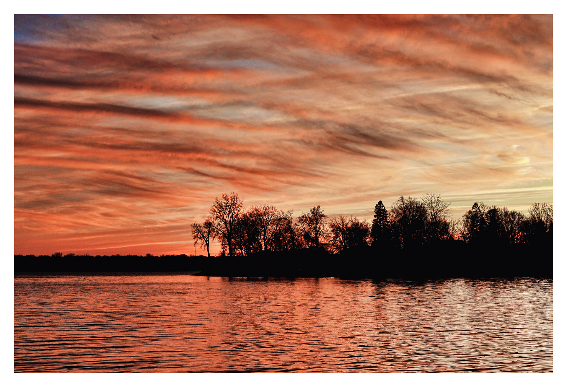 Sunset at Baie D'Urfe, QC