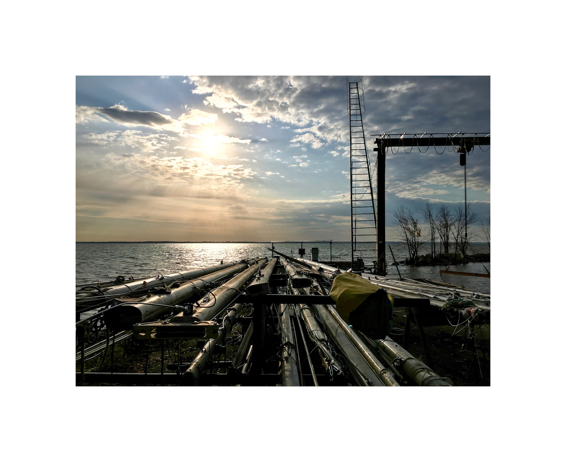 "Mast Rack in Spring" - Beaconsfield, QC