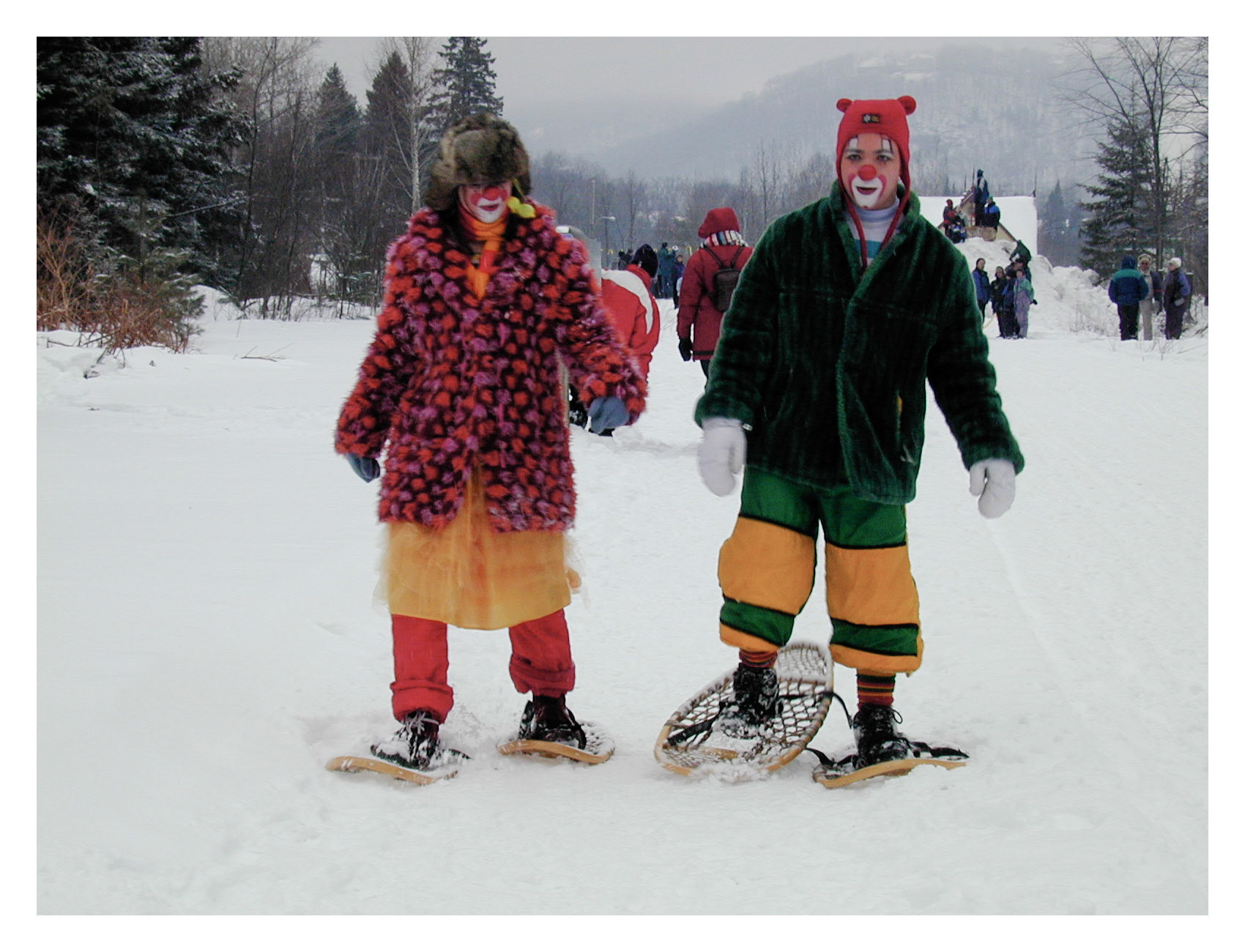 Snowshoe Clowns - Mont St. Sauveur, QC