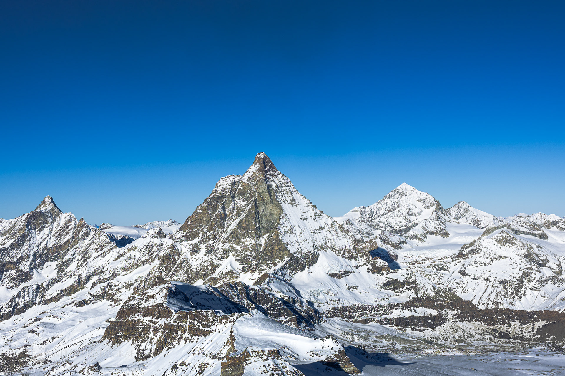 Majestic mountains standing tall in a scene of timeless grandeur