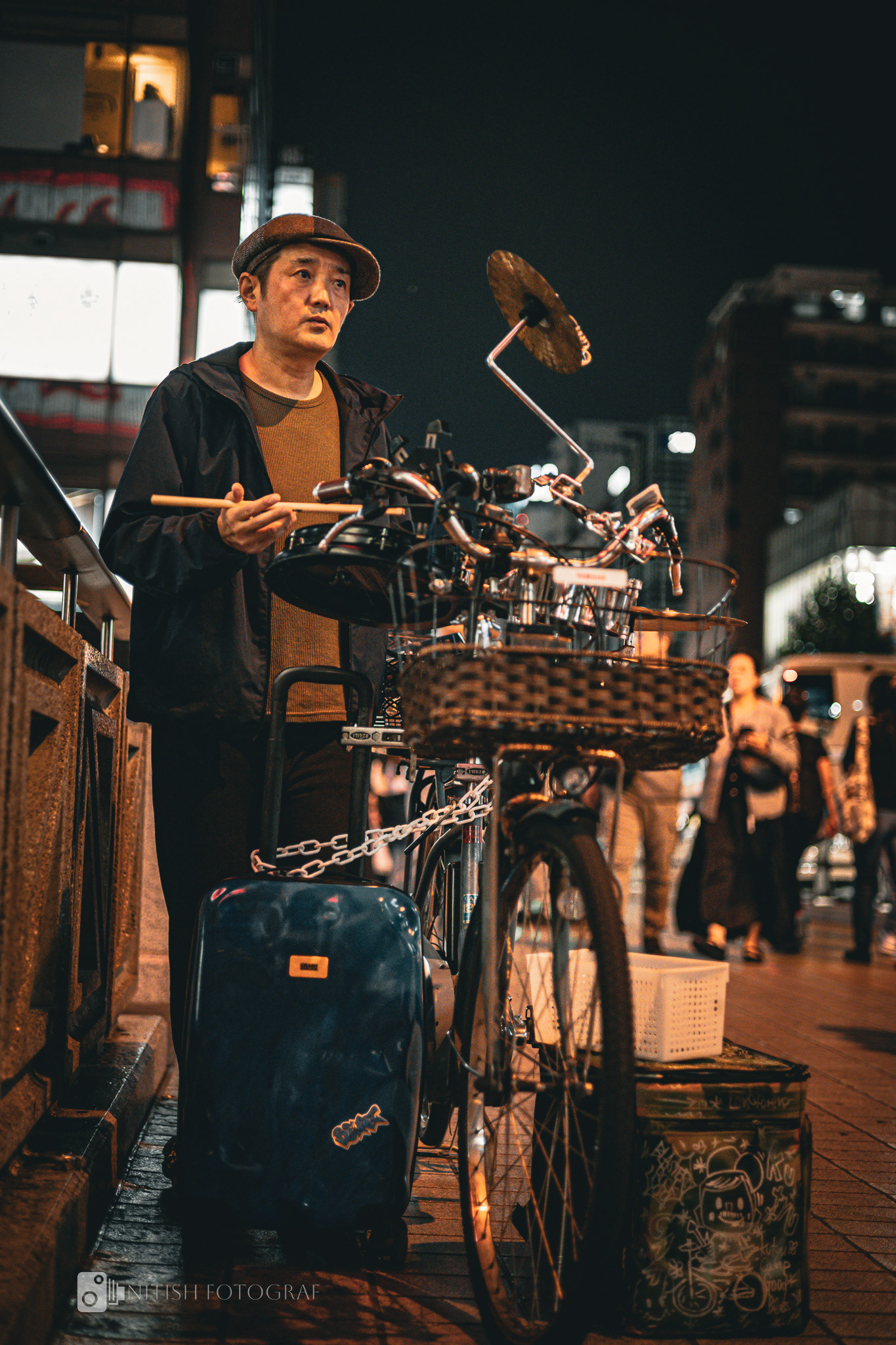 An unsung hero in the mechanics of life—a craftsman working into the night with dedication