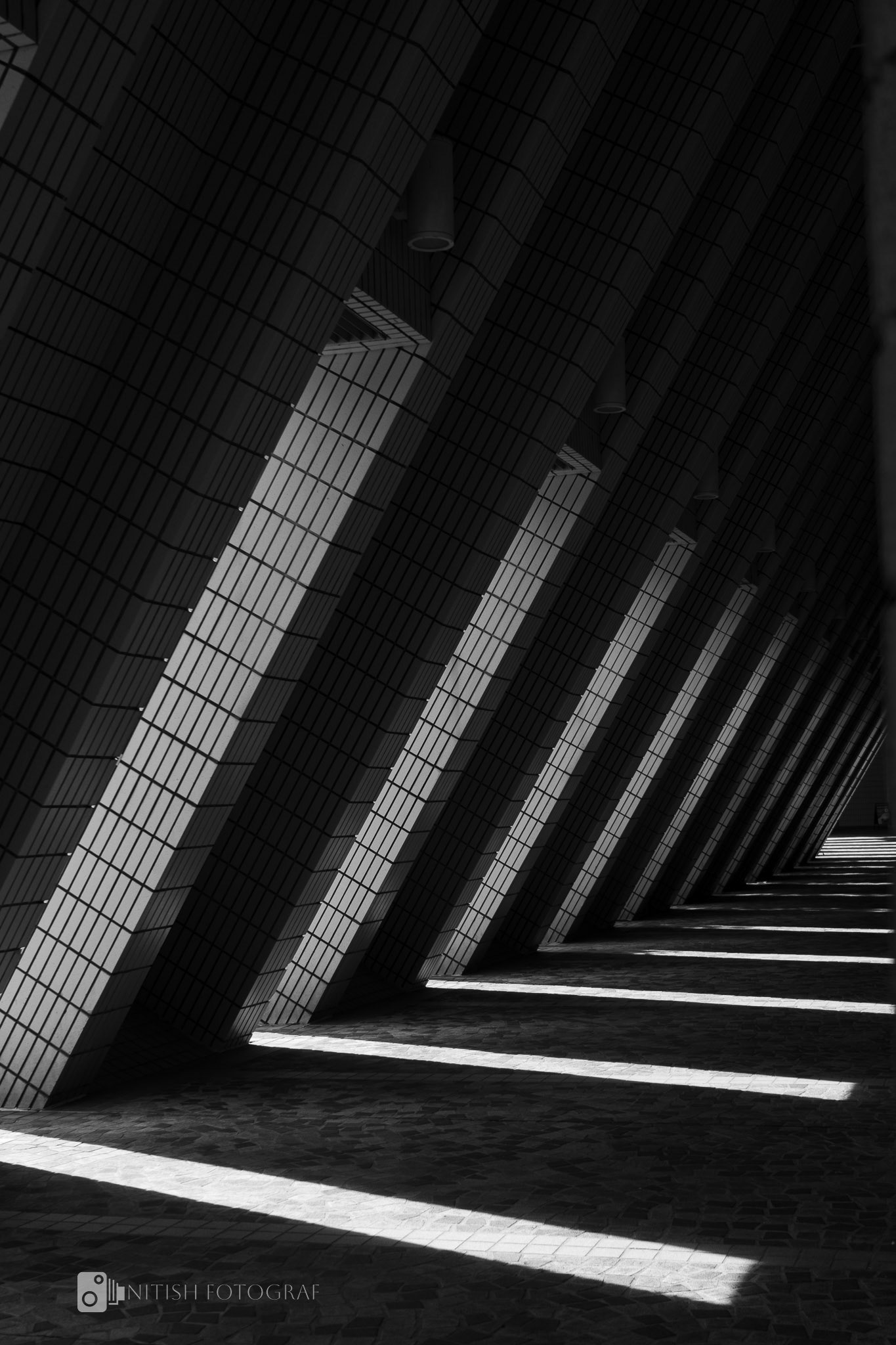 Lines and light – an abstract dance of structure and symmetry