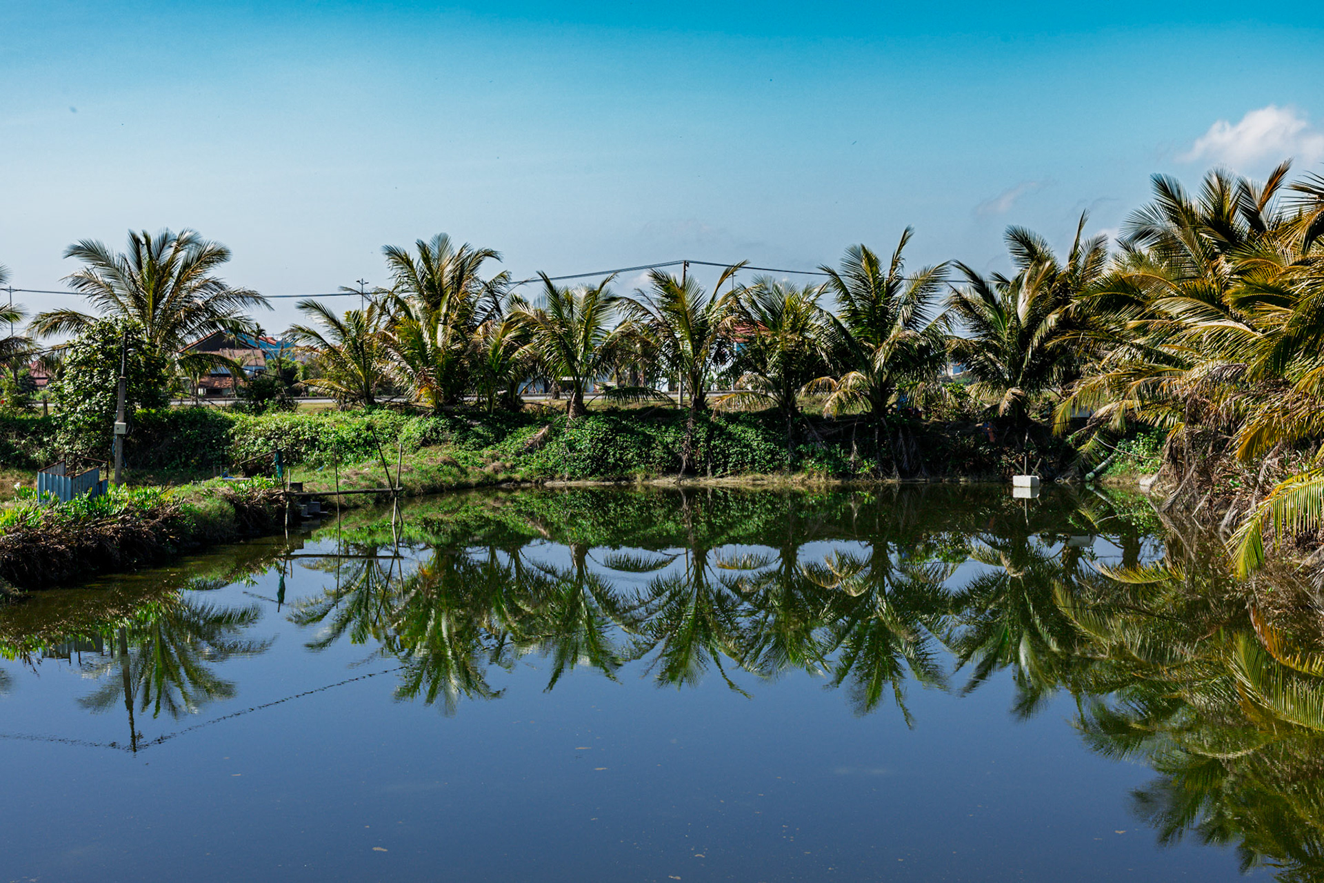 A still moment where the sky and water merge into perfect harmony