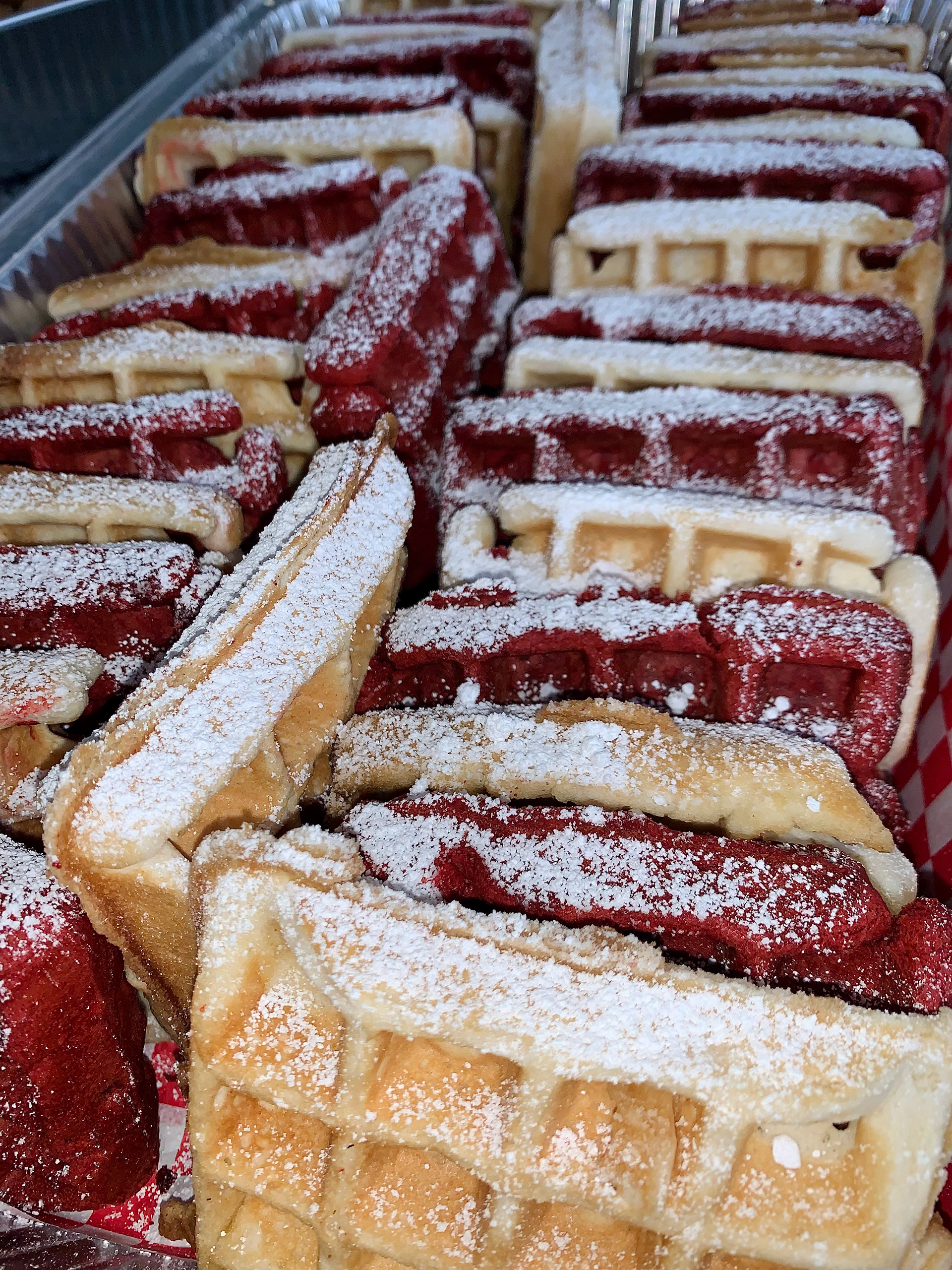Reg & Red Velvet Waffles