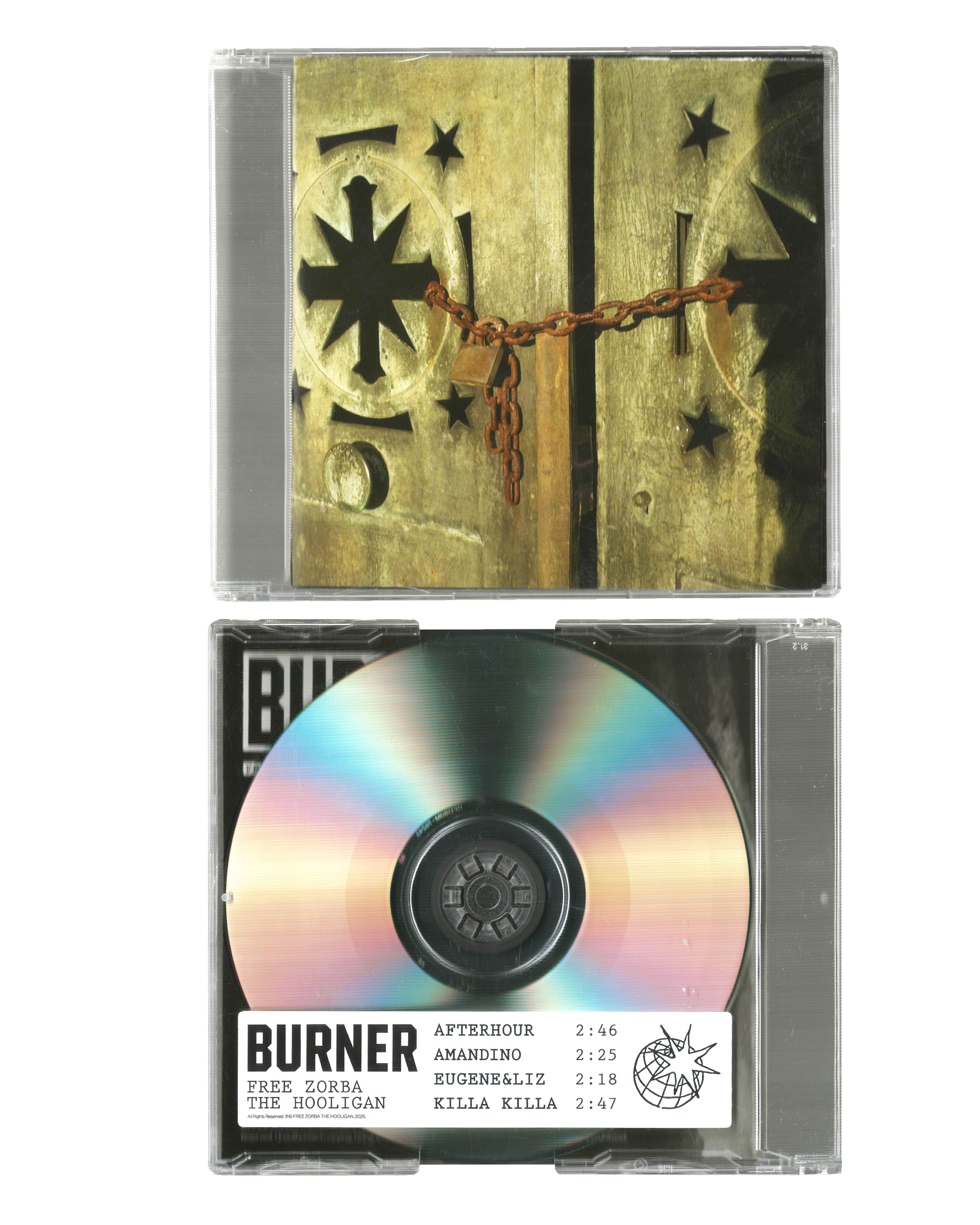 COVER EP BURNER - FREE ZORBA THE HOOLIGAN