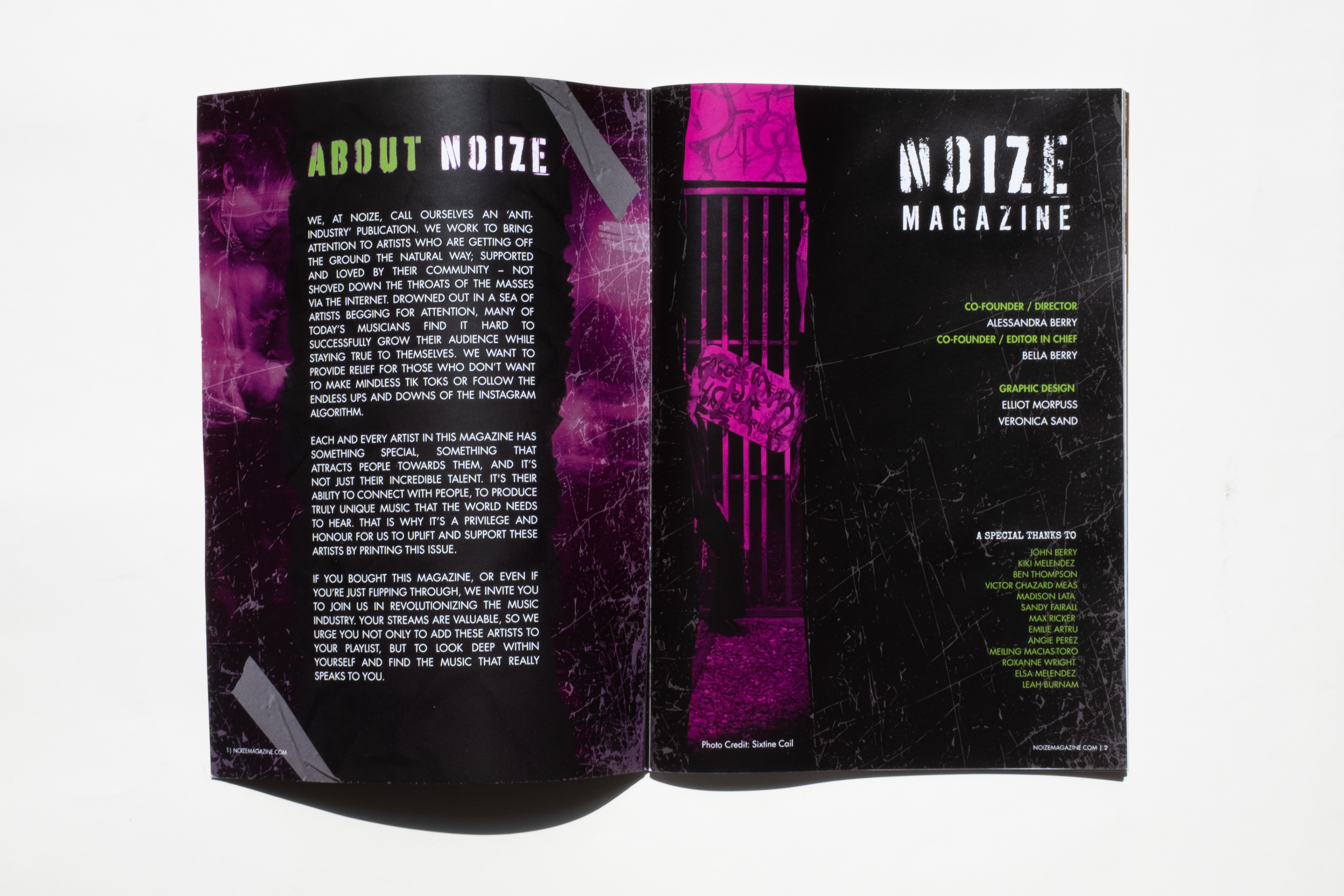 NOIZE MAGAZINE ISSUE 1