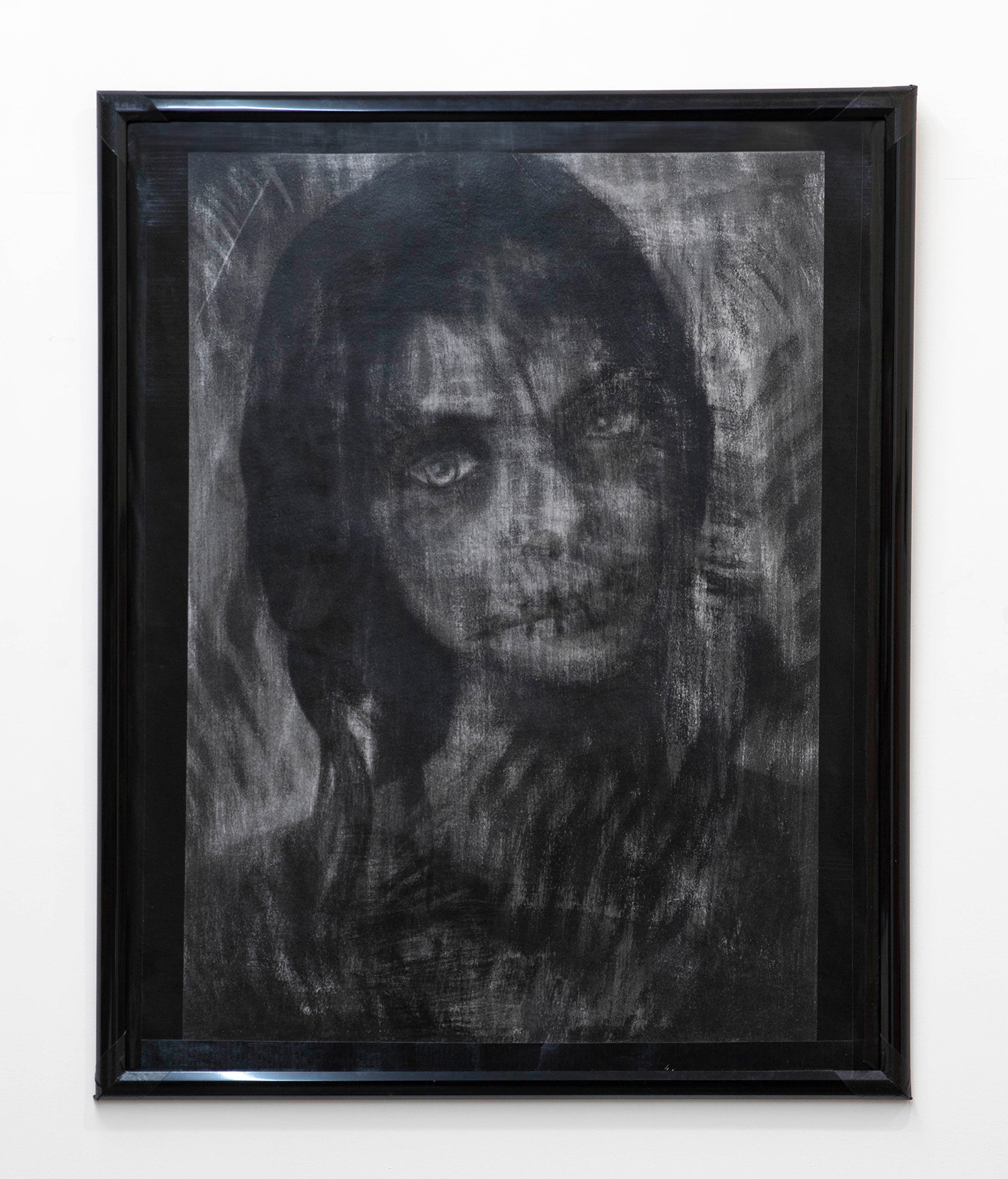 I Prepare For The Noble War, I’m Calm, I Know The Secret, 2025, Gum bichromate print, framed: 31 x 25 inches, 79 x 63 cm.