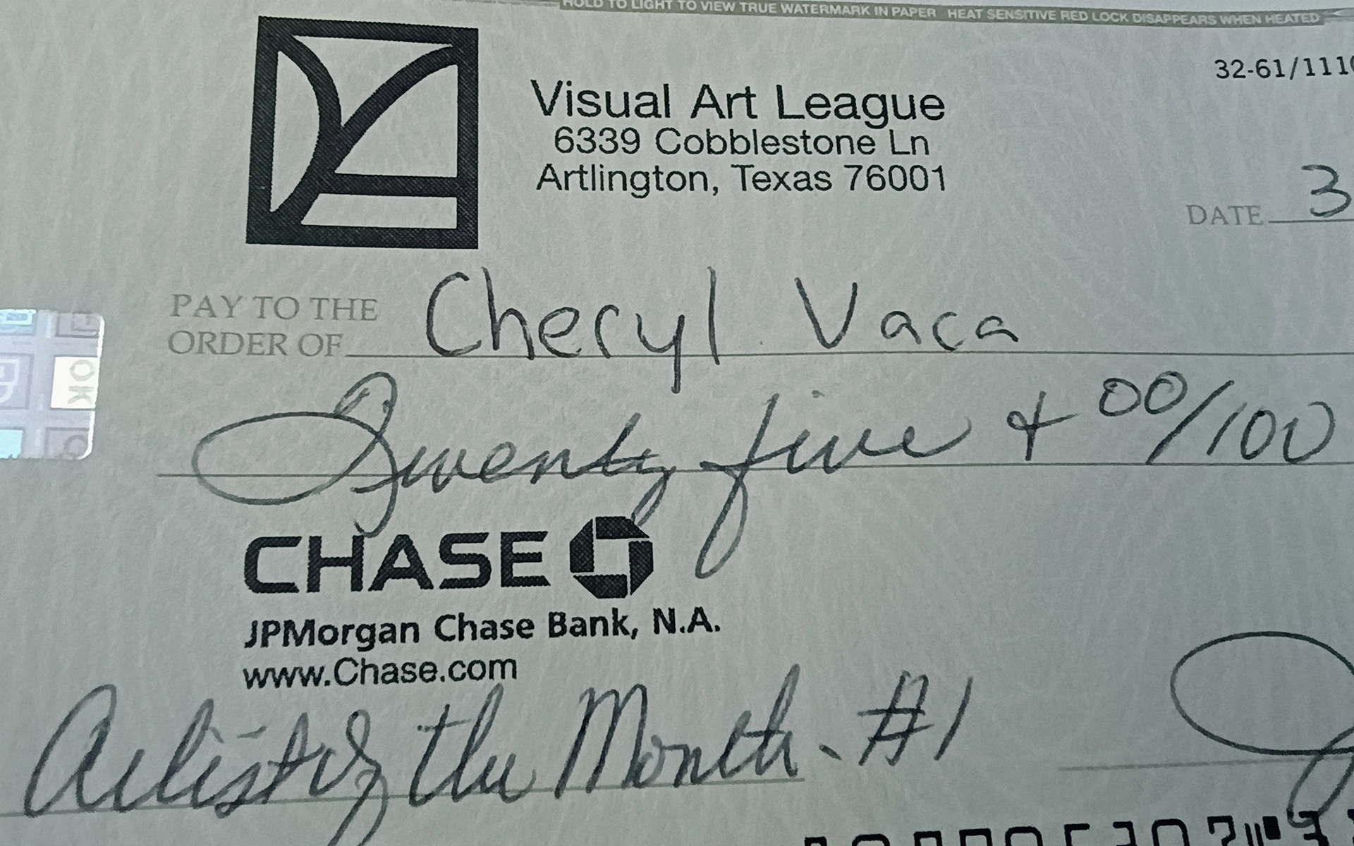 Honored to win the 1st place award