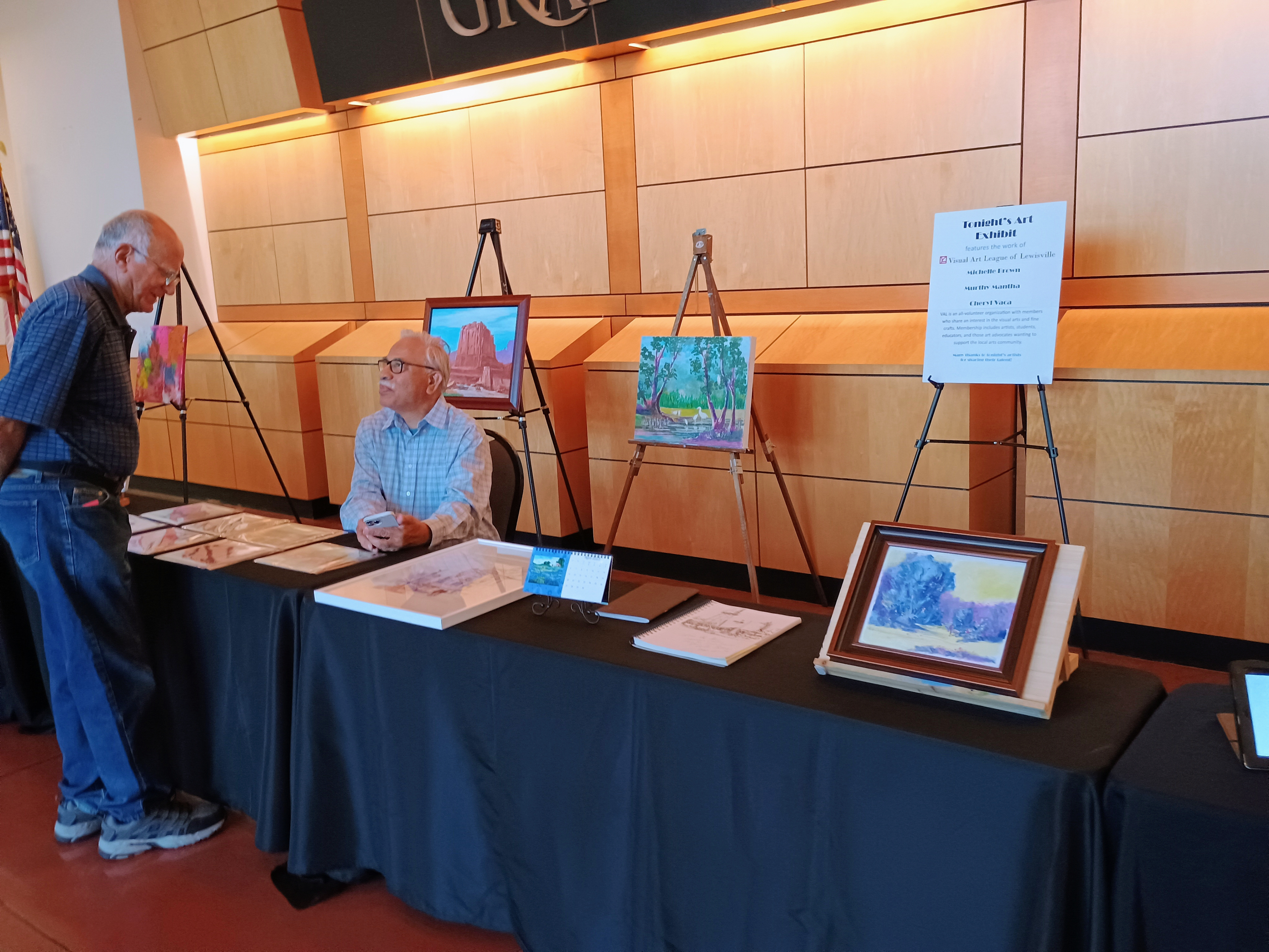 Murthy Exhibiting Artwork