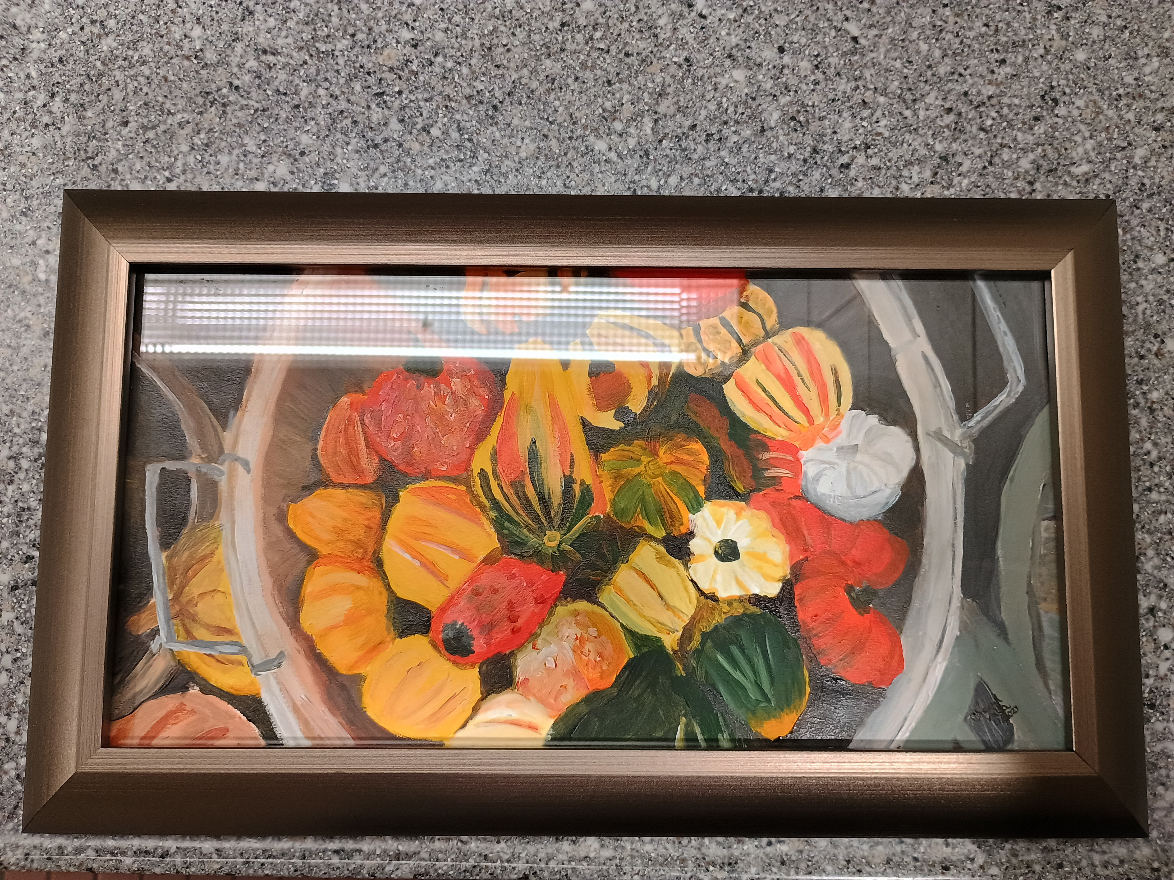 Thanksgiving Acrylic entered into the monthly contest