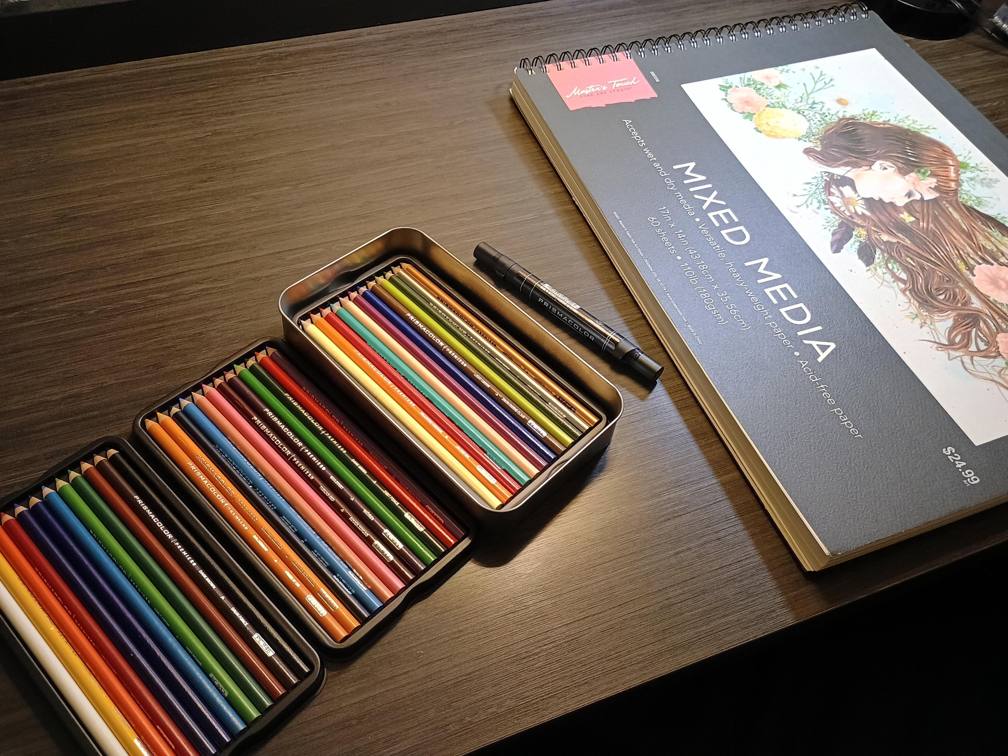 My new 36 set Prismacolors!