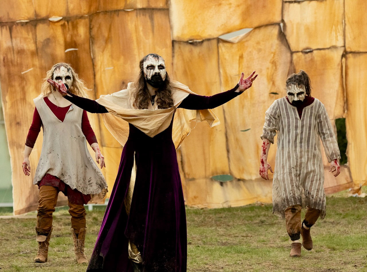 Hecuba dress rehearsal