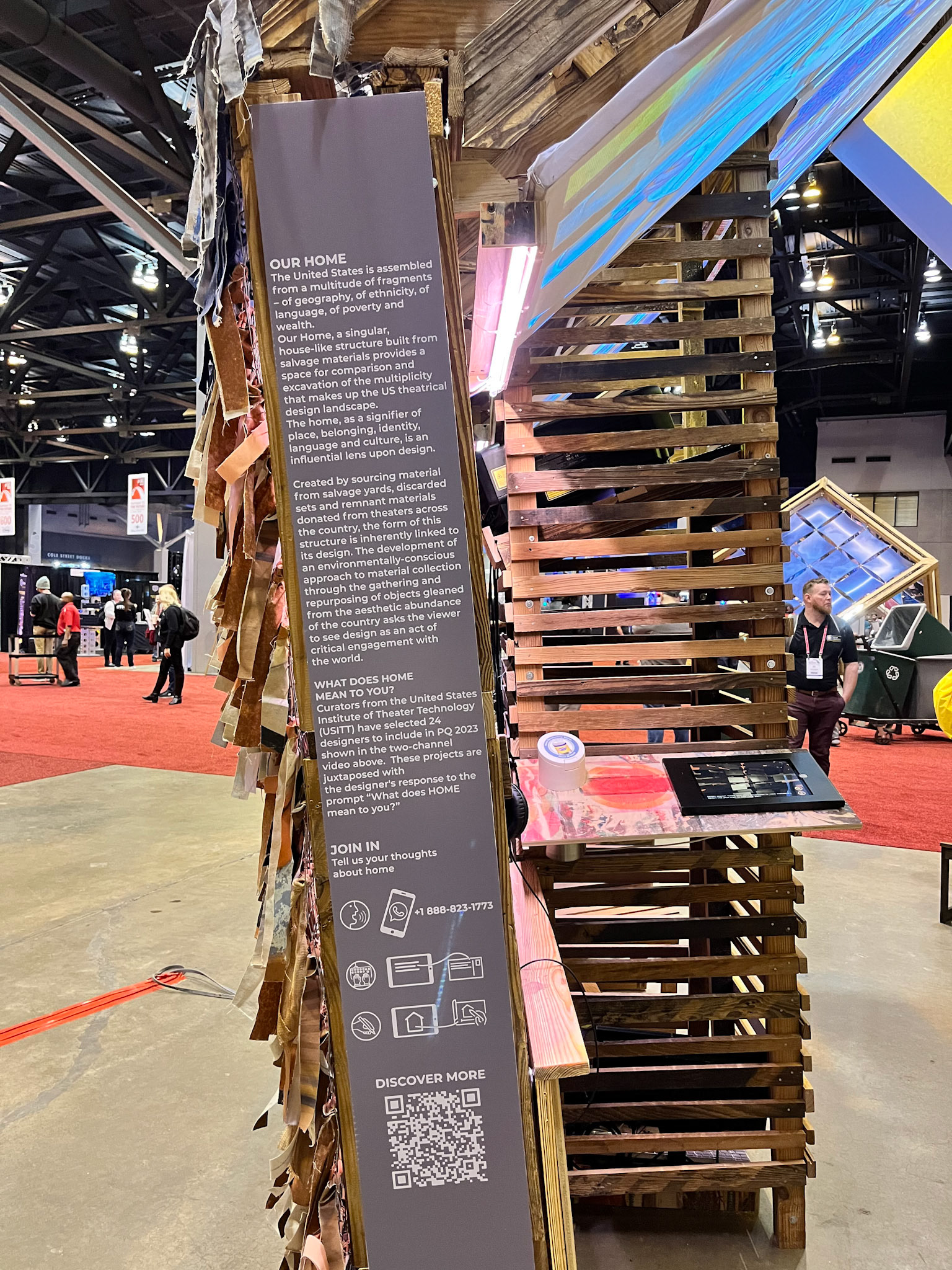 PQ 2023 US Exibit set up at USITT